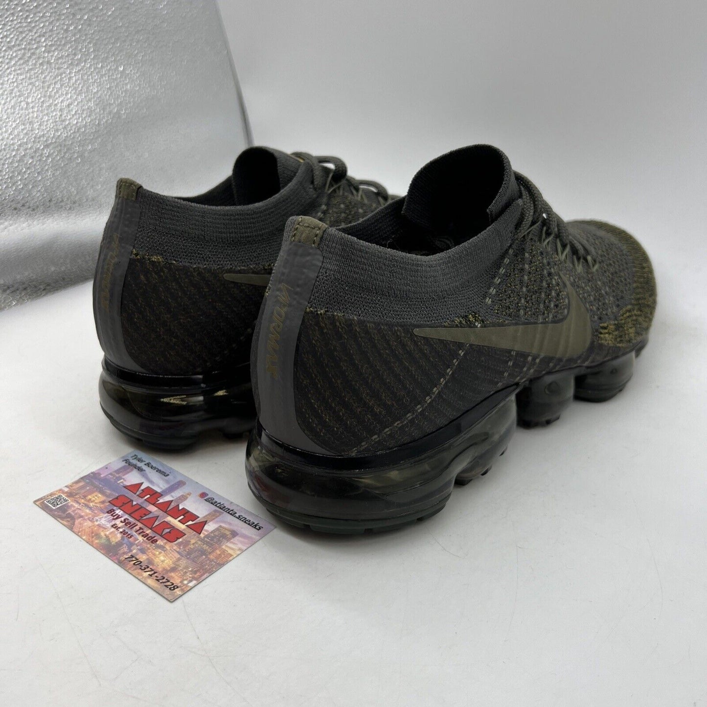 Size 12 - NikeLab Air VaporMax Midnight Fog Black Green (899473-004)