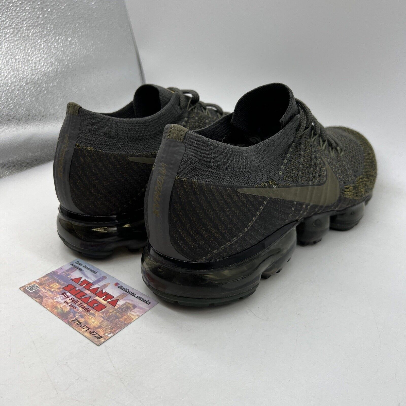 Size 12 - NikeLab Air VaporMax Midnight Fog Black Green (899473-004)