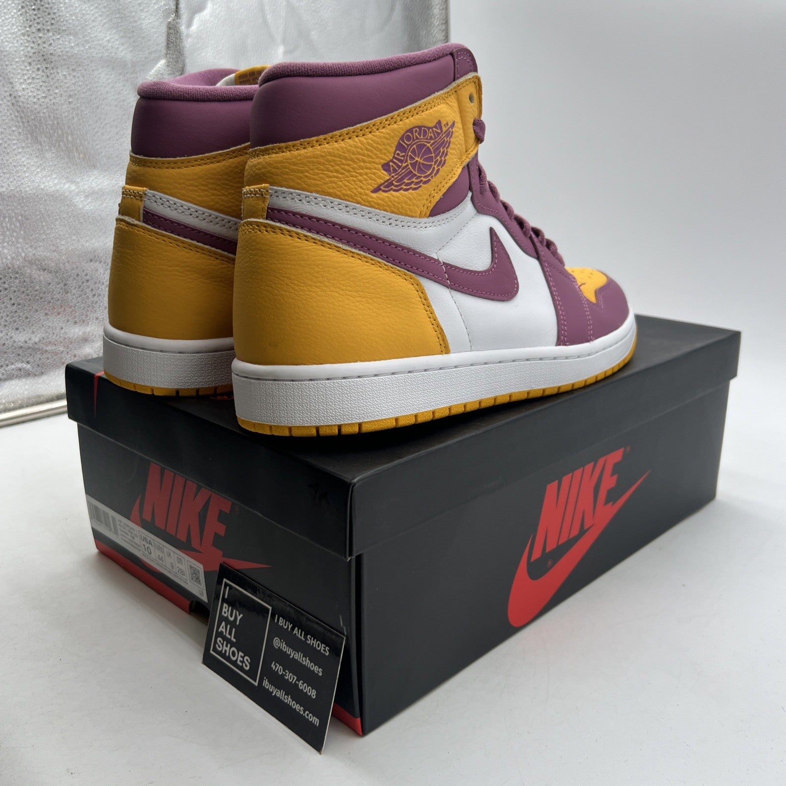 Size 10 - Air Jordan 1 Retro High OG Brotherhood 2022 (555088-706)