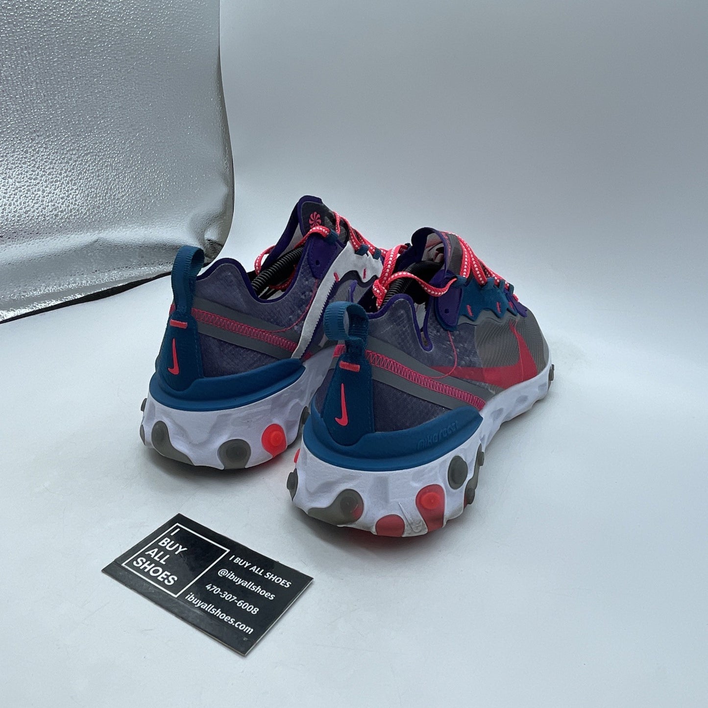 Size 12 - Nike React Element 87 Red Orbit (CJ6897-061)