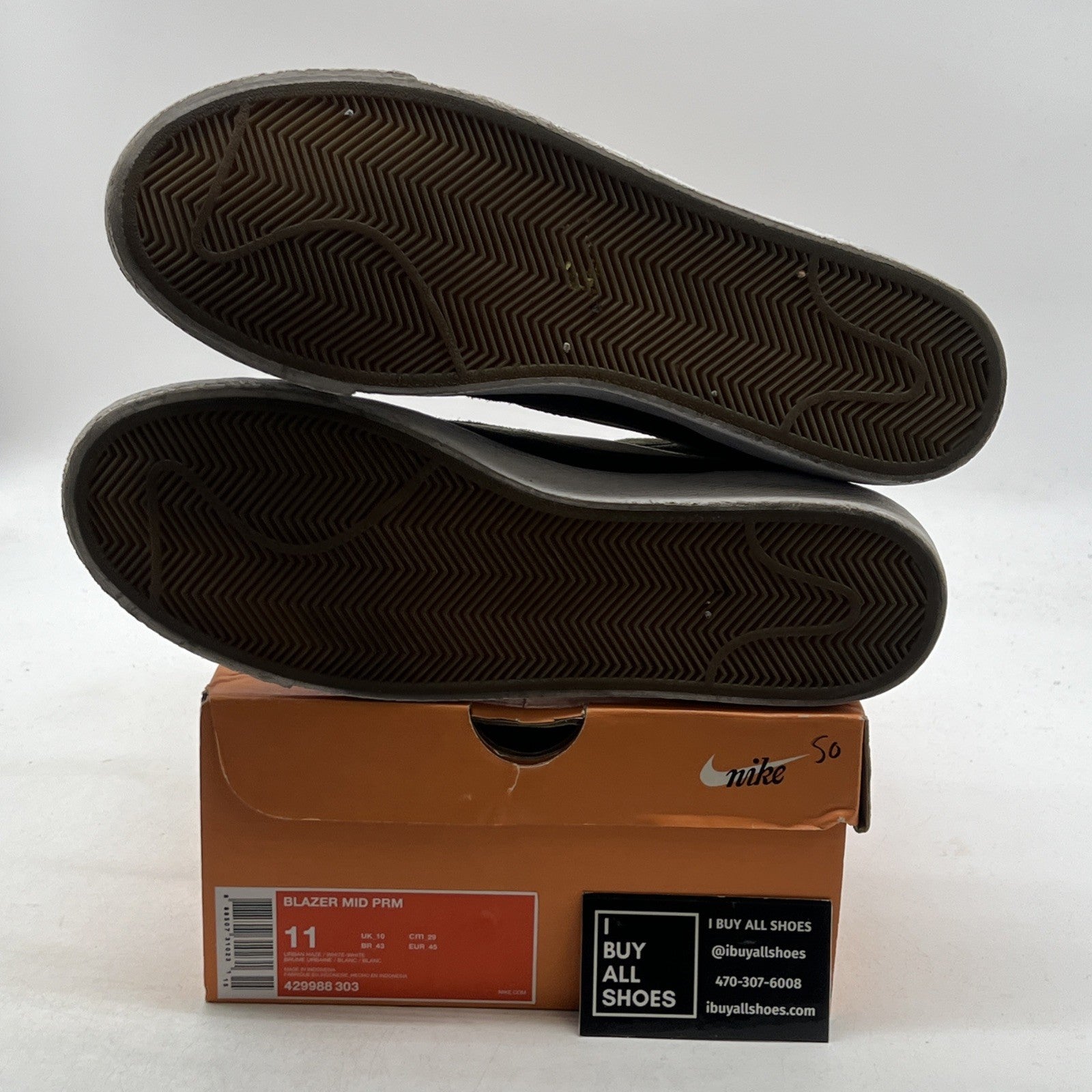 Size 11 - Nike Blazer PRM Mid Urban Haze (429988-303)