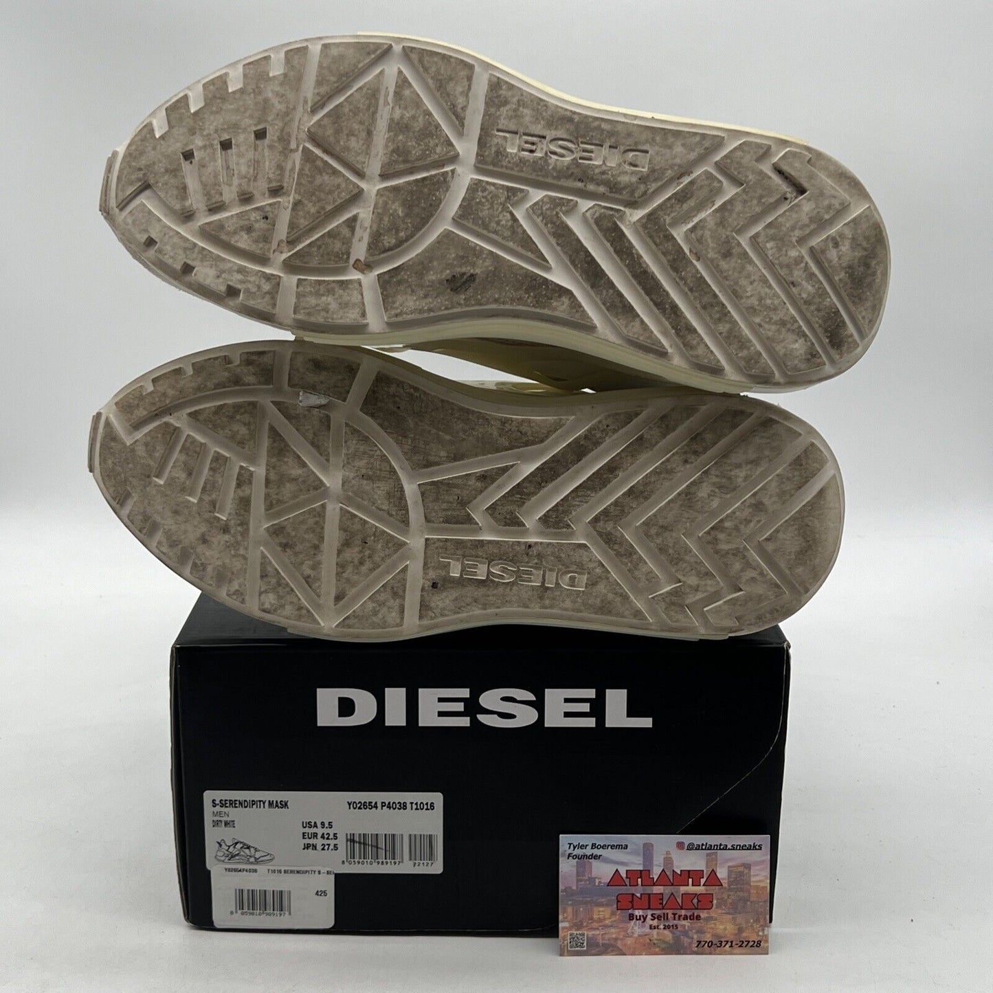 Size 9.5 - Diesel Shoes Serendipity Mask Running Sneakers (Y02654-P4038-T1016)