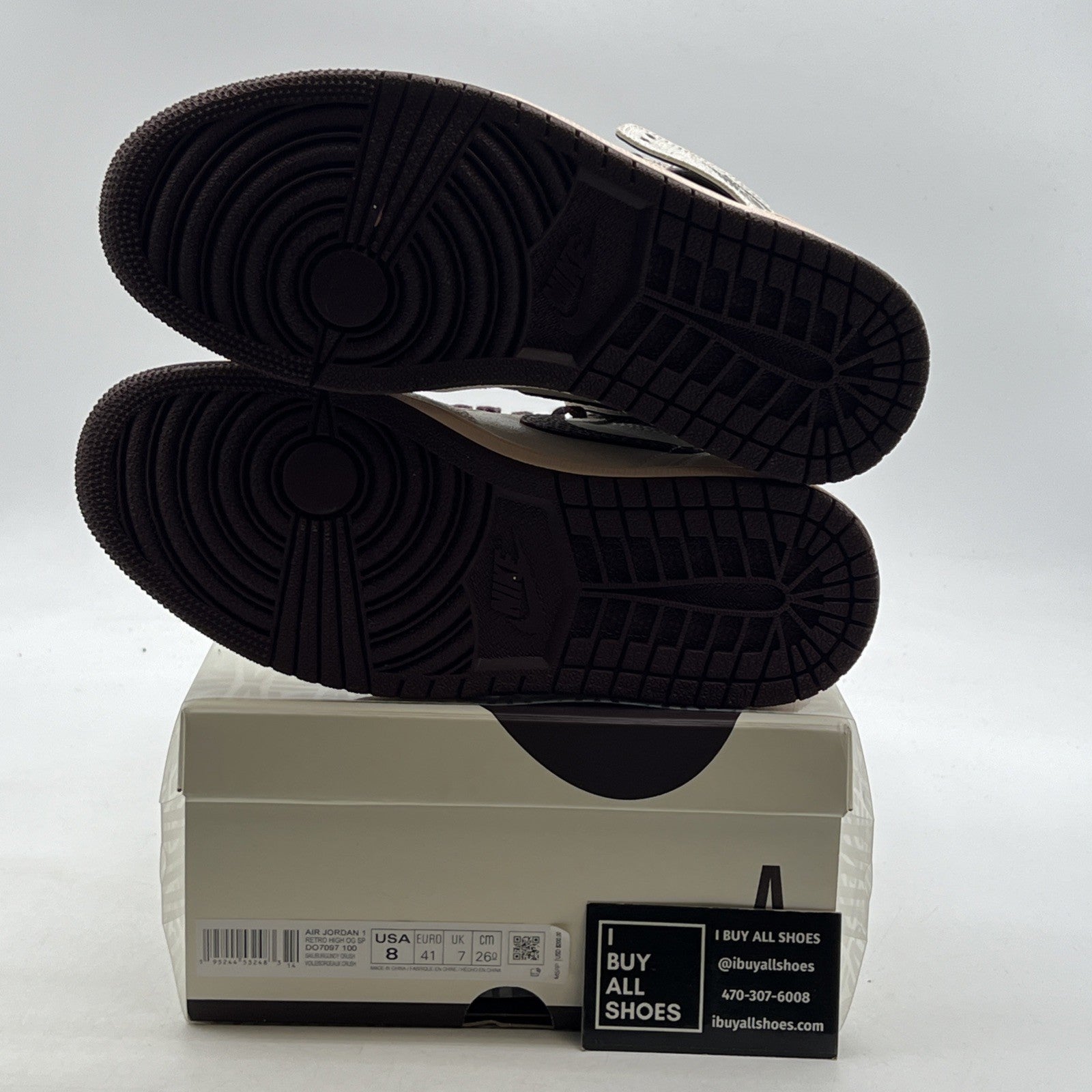 Size 8 - Air Jordan 1 OG x A Ma Maniere High Airness (DO7097-100)