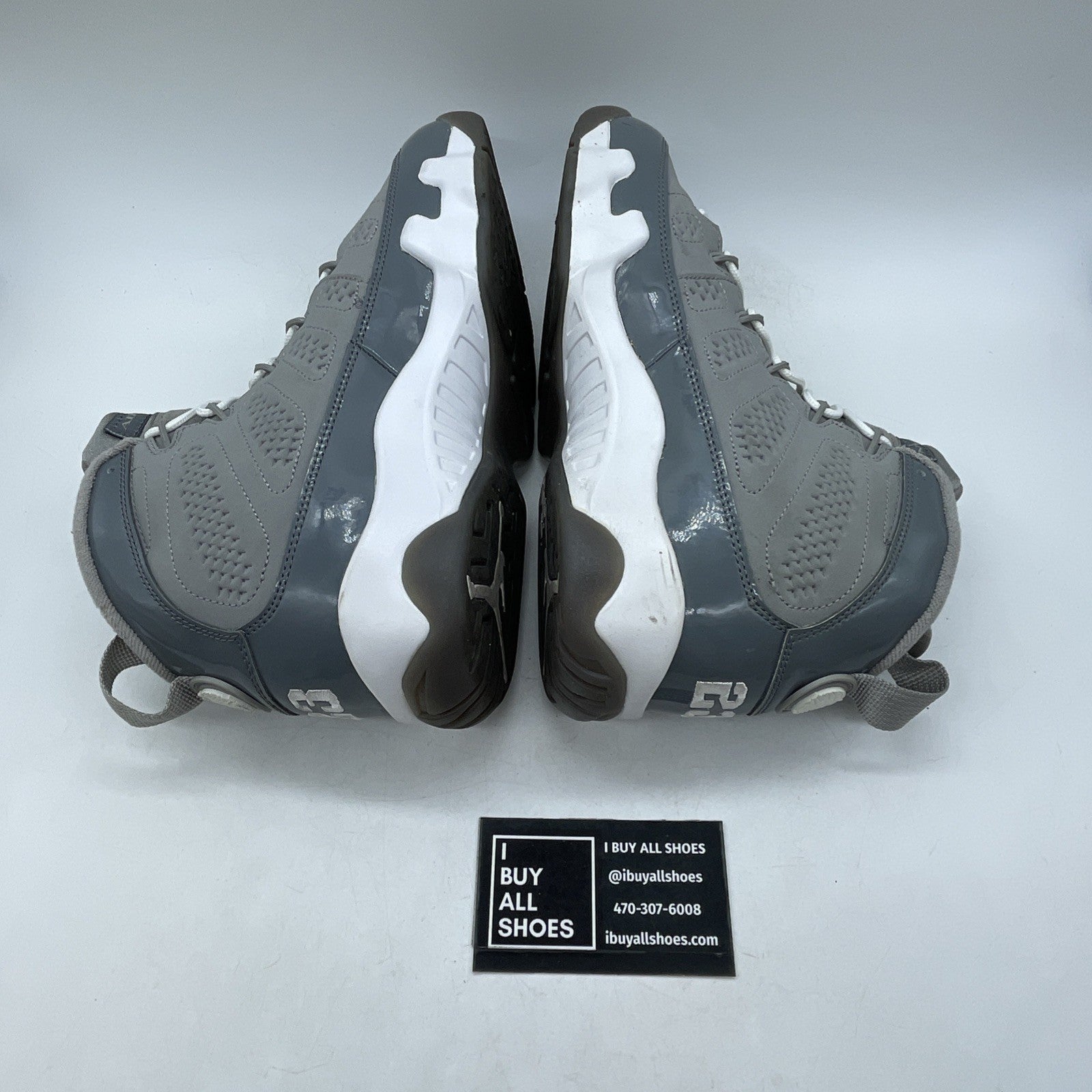 Size 7.5 - Air Jordan 9 Retro 2012 Cool Grey (302370-015)