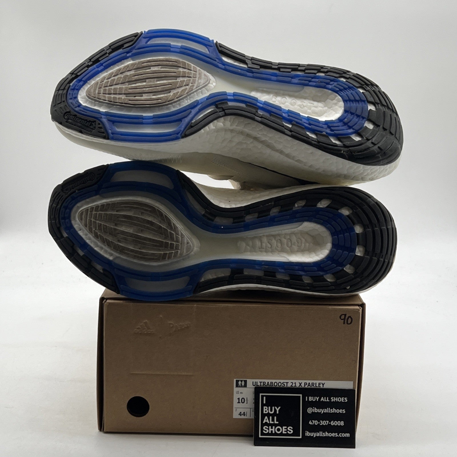 Size 10.5 - adidas Parley x UltraBoost 21 Non Dyed Black (G55650)