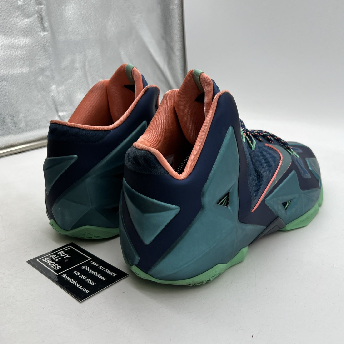 Size 13 - Nike LeBron 11 Miami vs Akron (616175-400)