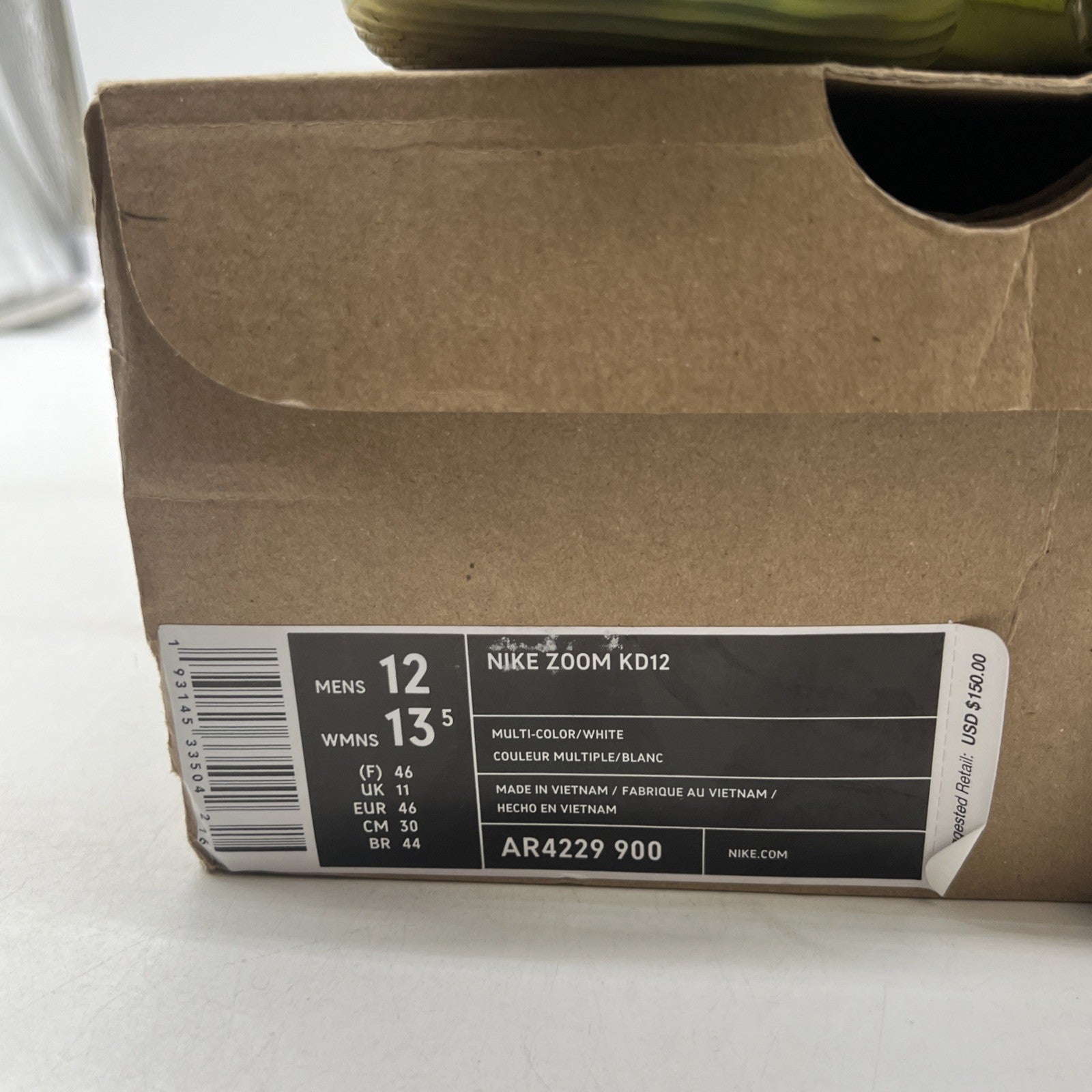 Size 12 - Nike Zoom KD 12 90's Kid (AR4229-900)