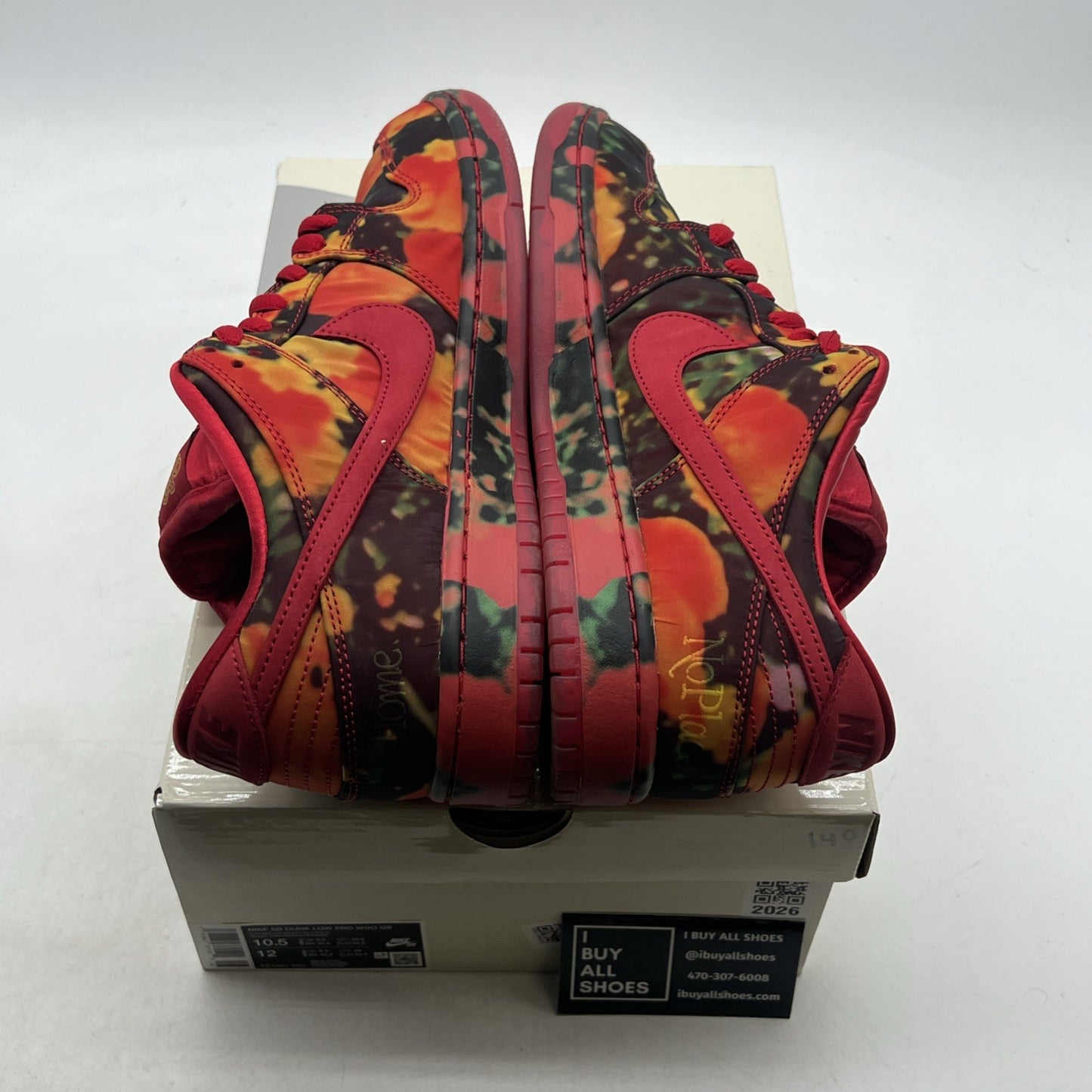 Size 10.5 - Nike The Wizard of Oz x Dunk SB Low Poppy Field (FZ1291-600)