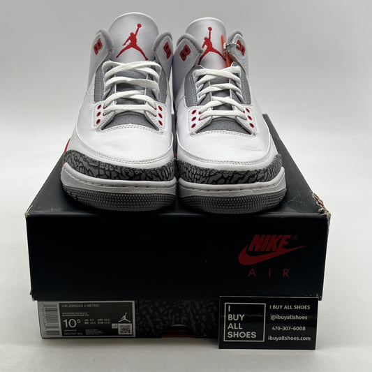Size 10.5 - Air Jordan 3 Retro Mid Fire Red (DN3707-160)