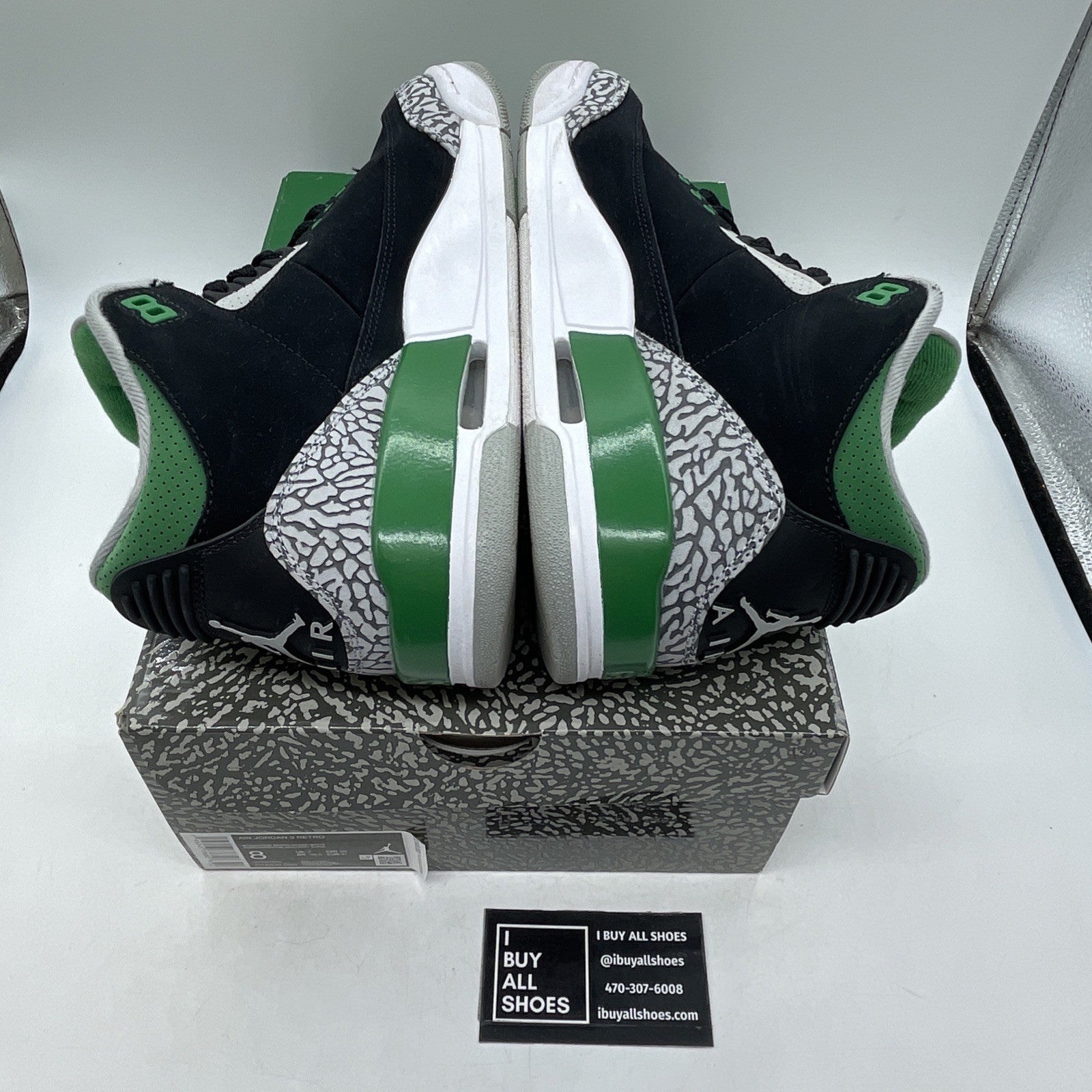 Size 8 - Air Jordan 3 Retro Mid Pine Green (CT8532-030)