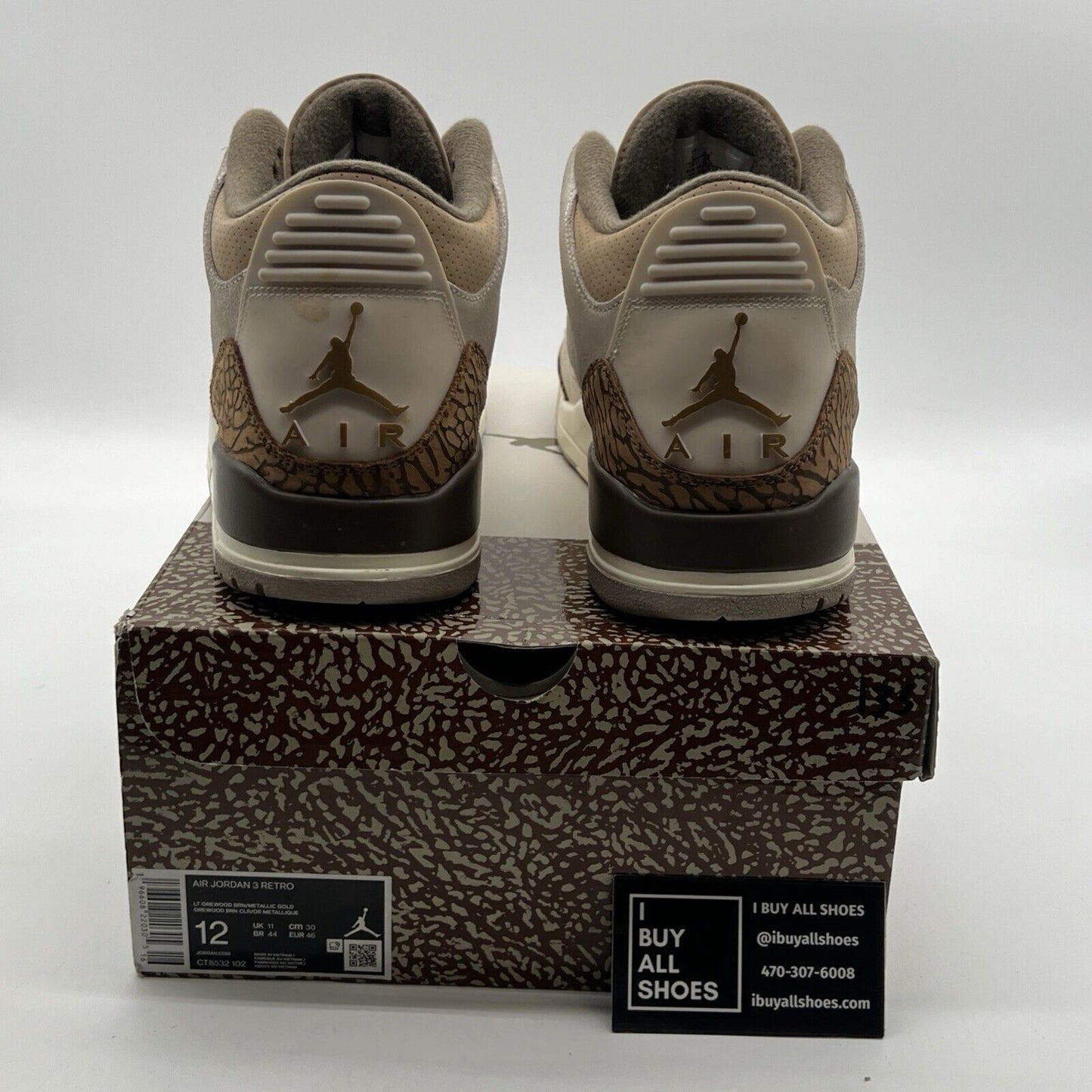 Size 12 - Air Jordan 3 Retro Low Palomino (CT8532-102)