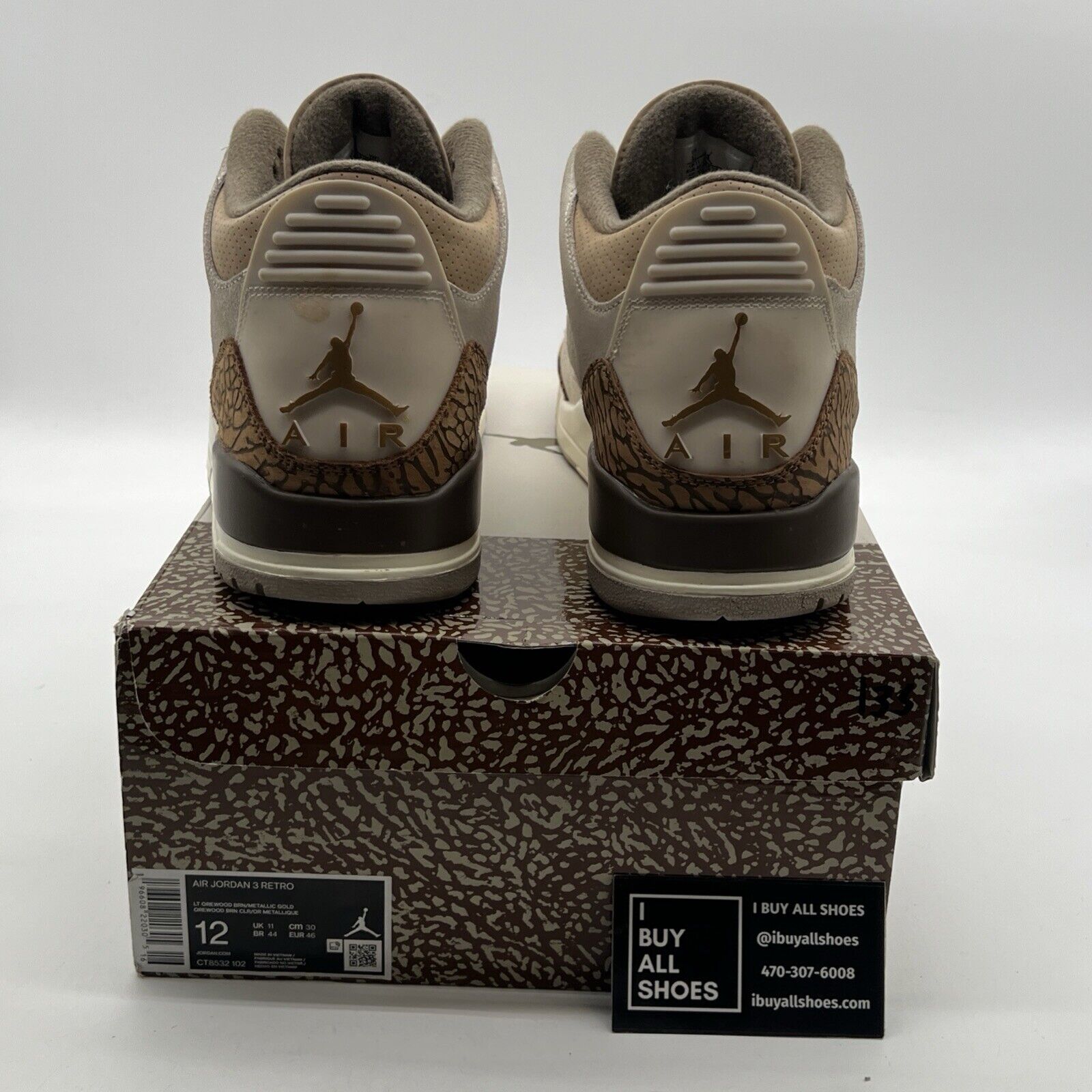 Size 12 - Air Jordan 3 Retro Low Palomino (CT8532-102)
