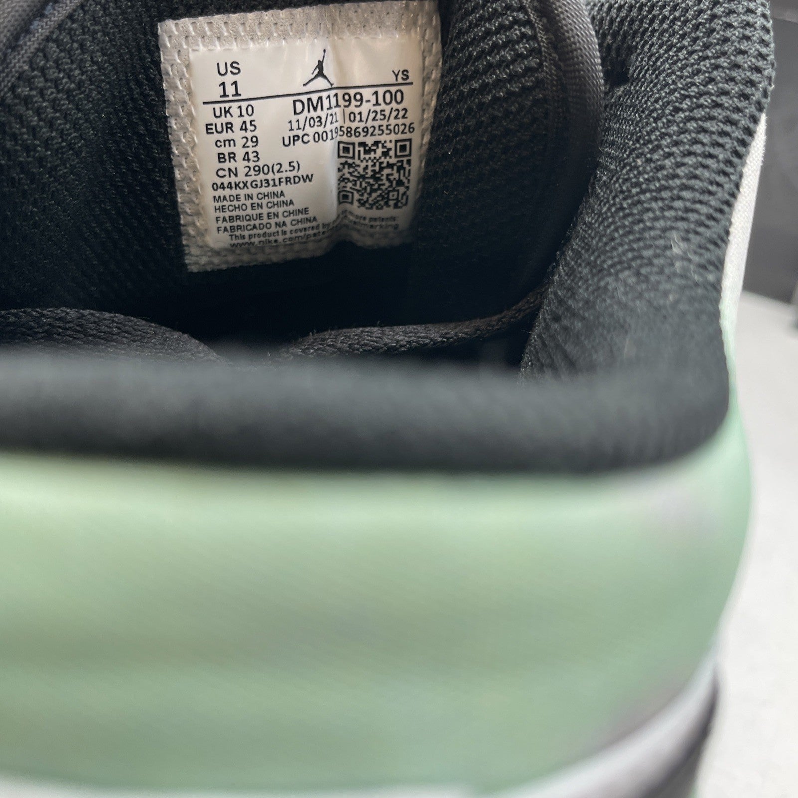 Size 11 - Air Jordan 1 SE Low Tie Die (DM1199-100)