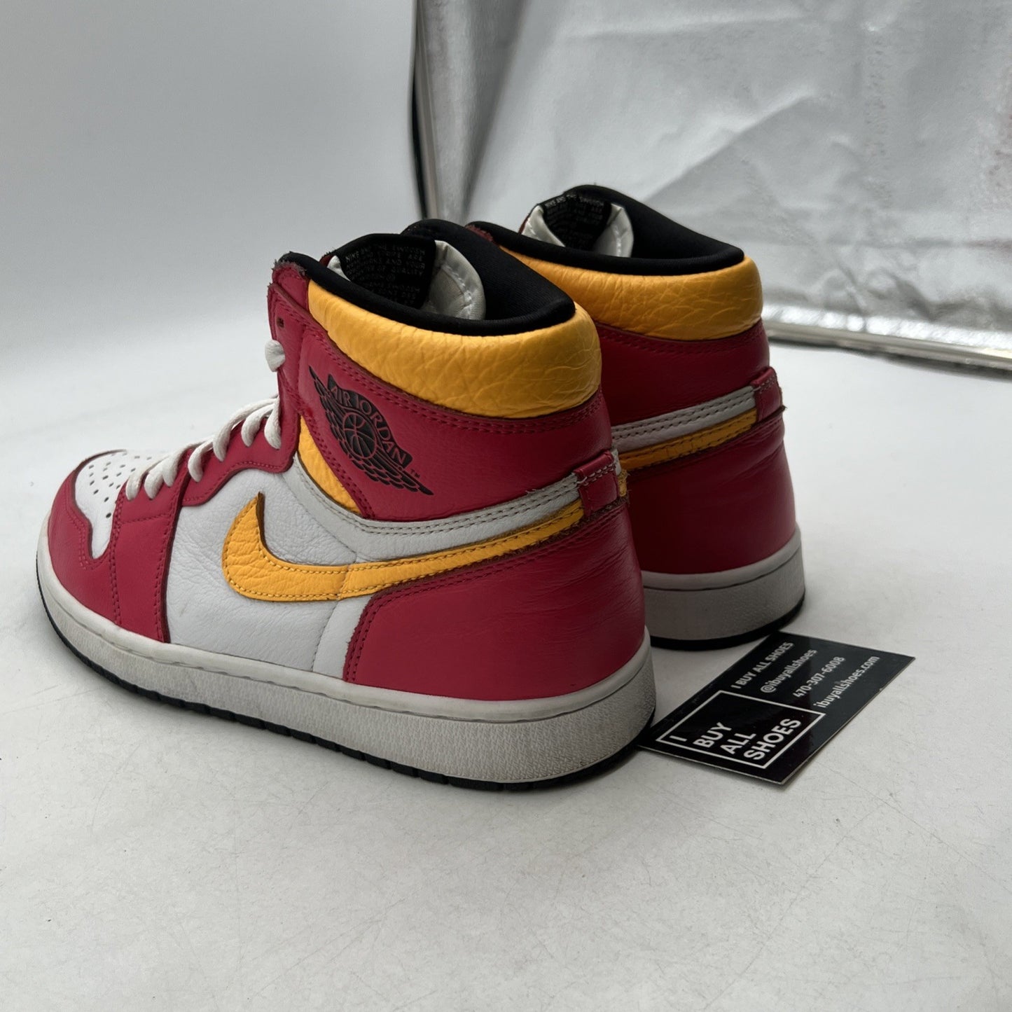 Size 9 - Air Jordan 1 Retro High OG Light Fusion Red 2021 (555088-603)