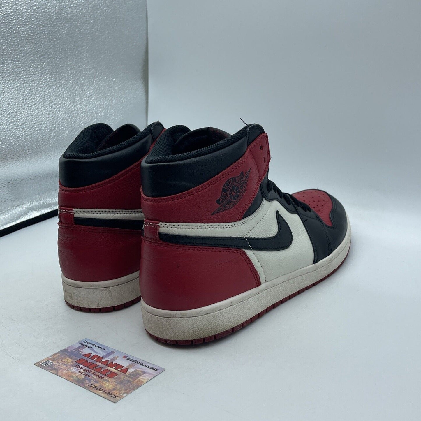 Size 11.5 - Jordan 1 Retro OG High Bred Toe Red White Black (555088-610)