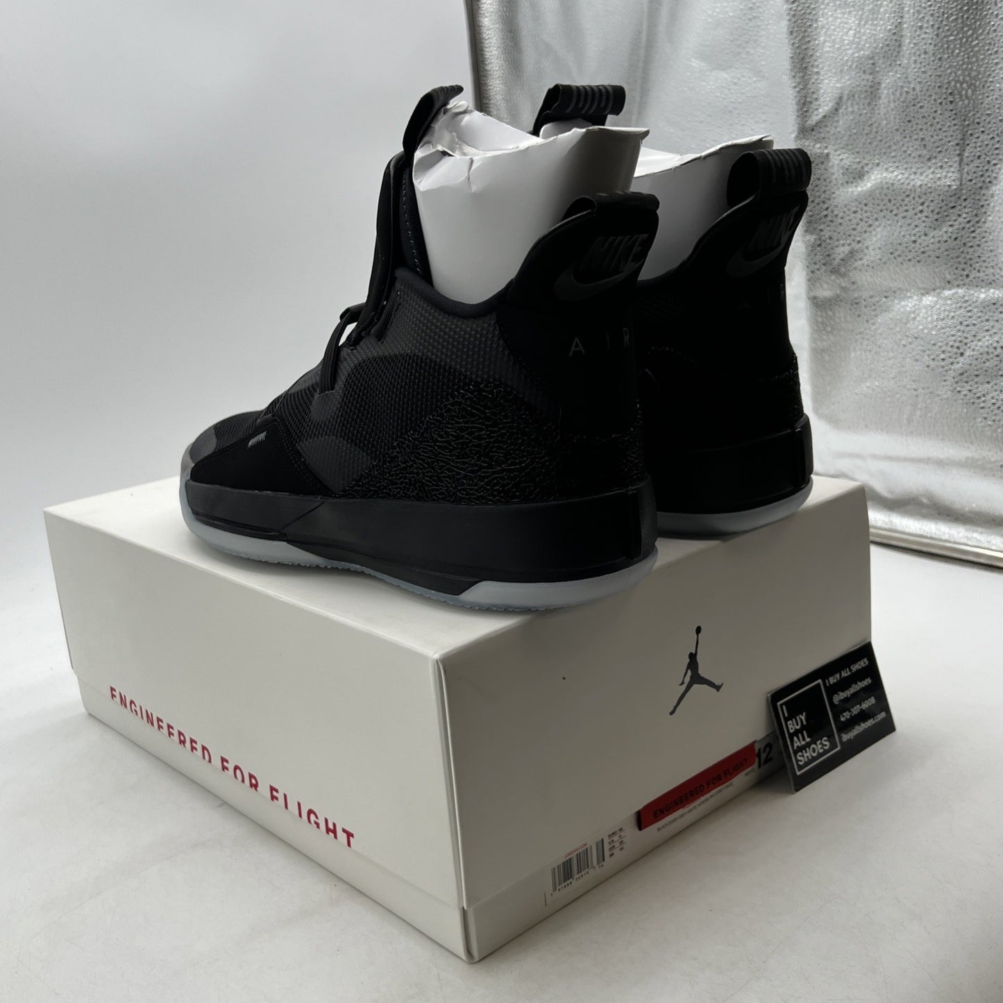 Size 12 - Air Jordan 33 Utility Blackout (AQ8830-002)