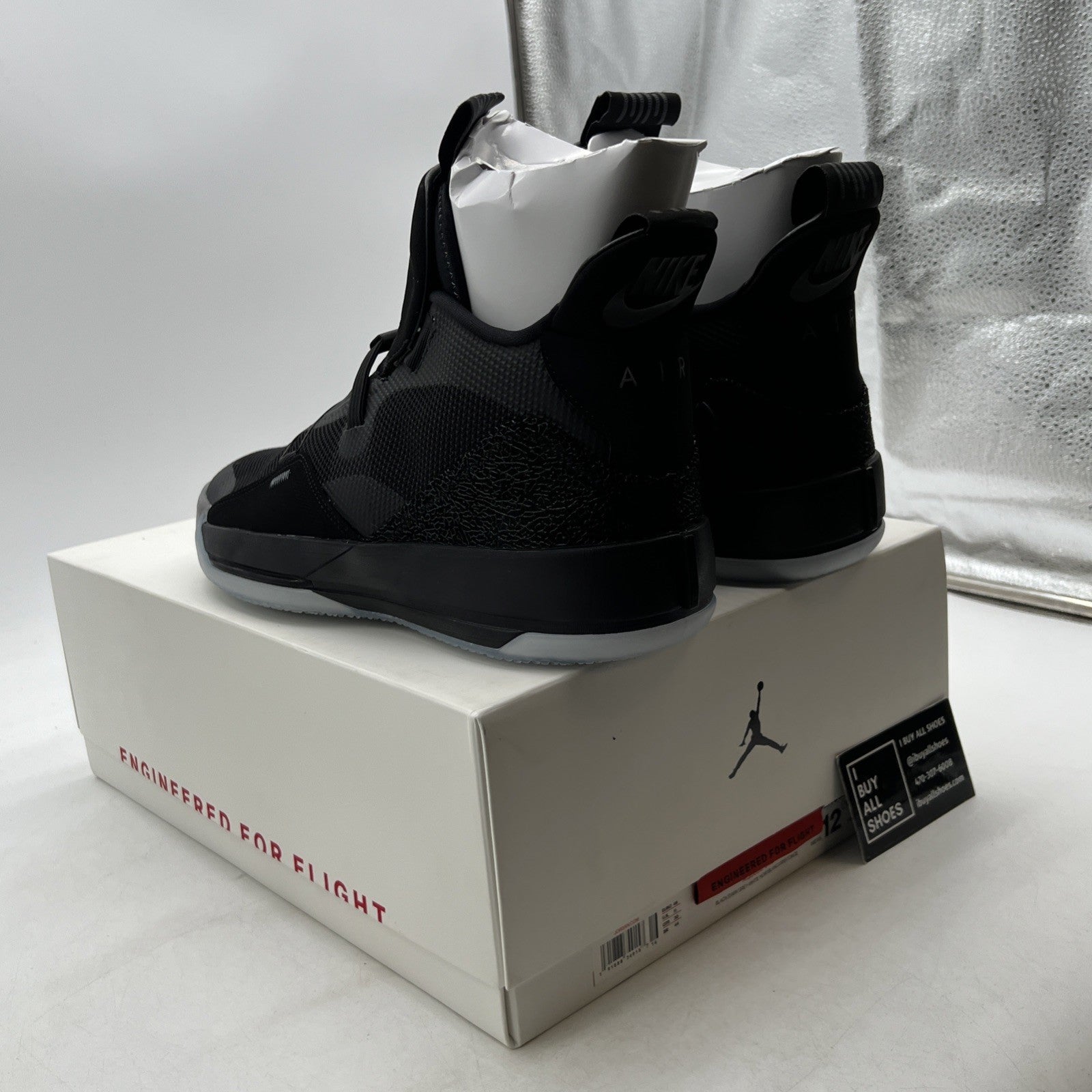 Size 12 - Air Jordan 33 Utility Blackout (AQ8830-002)