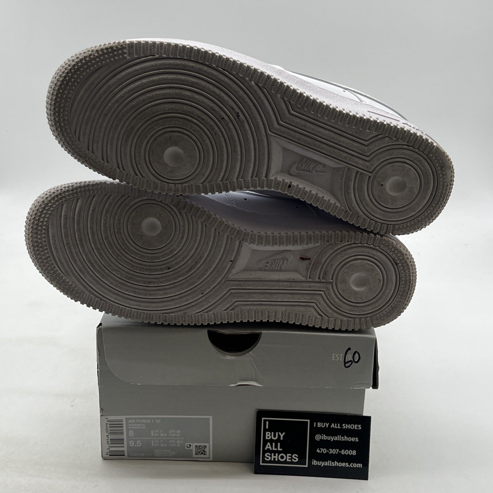 Size 8 - Nike Air Force 1 '07 Low Triple White (CW2288-111)