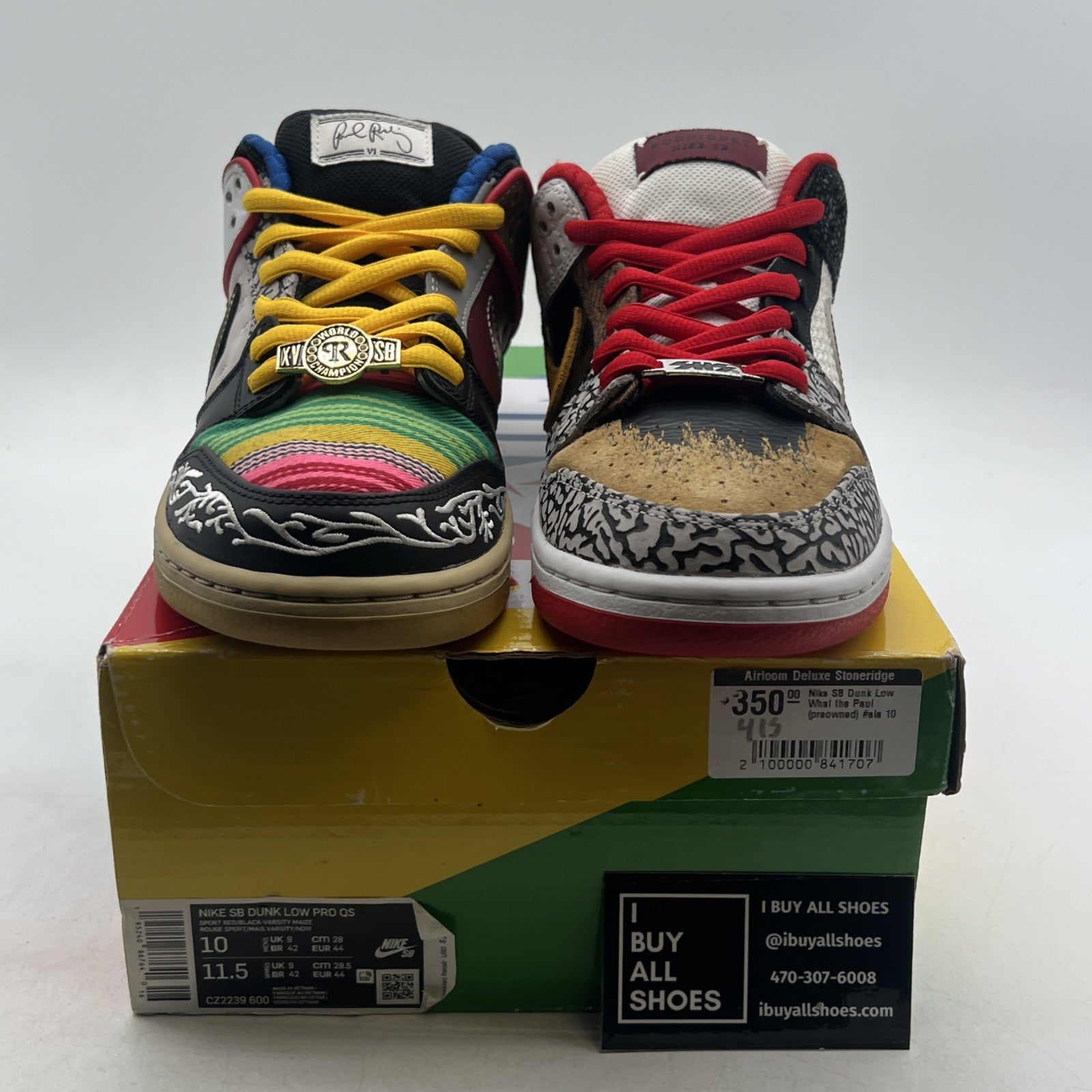 Size 10 - Nike SB Dunk Low What The Paul (CZ2239-600)