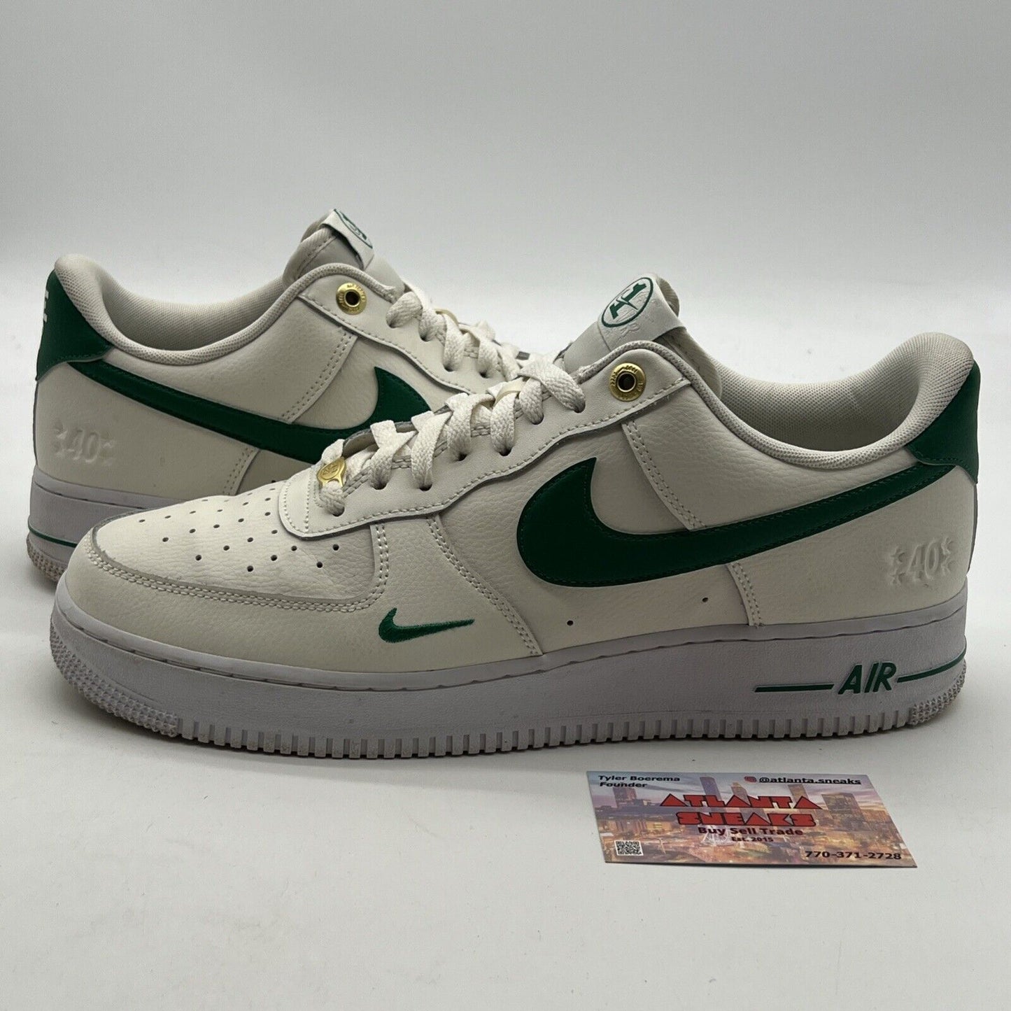 Size 11.5 - Nike Air Force 1 '07 LV8 40th Anniversary - Sail Malachite