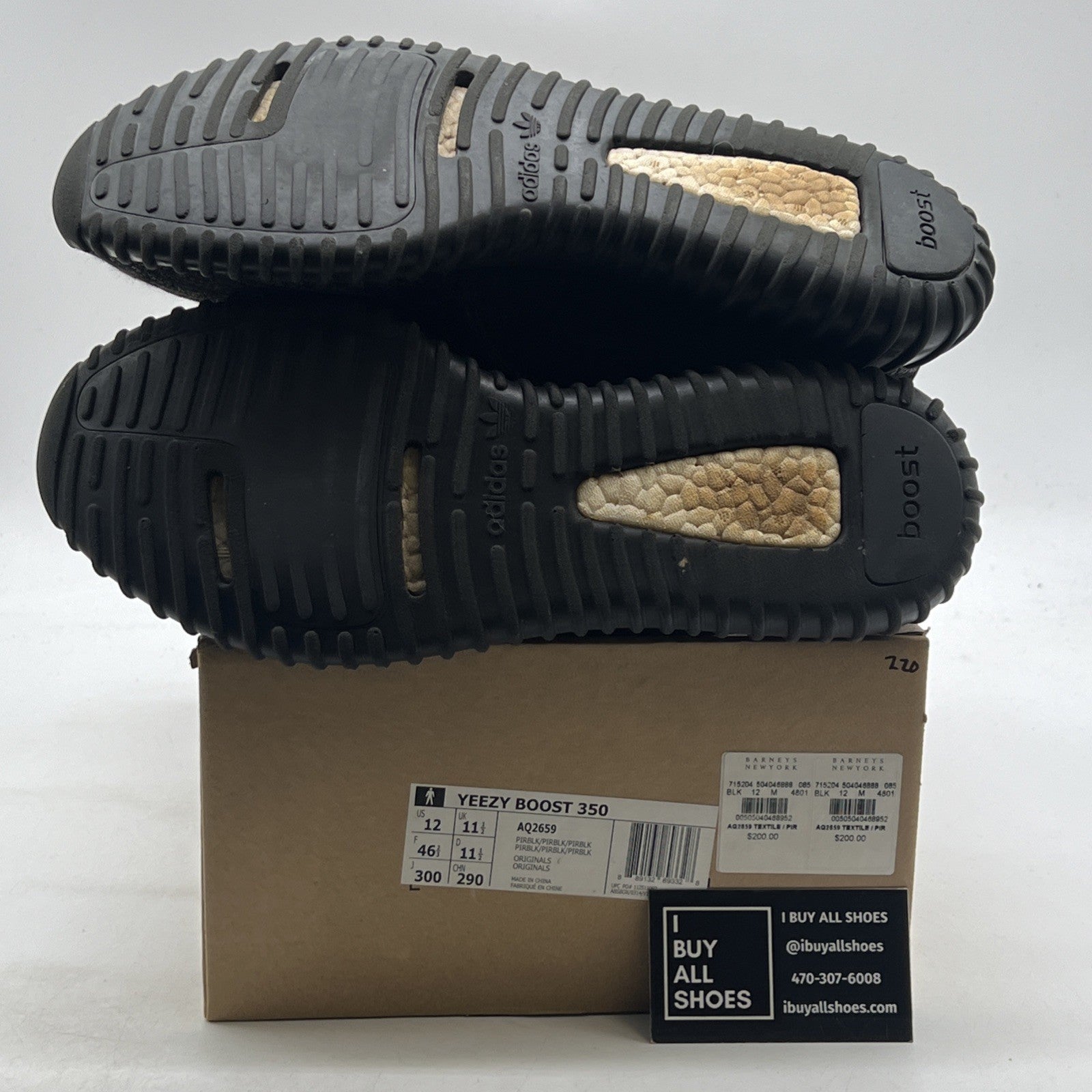 Size 12 - adidas Yeezy Boost 350 2015 Pirate Black (AQ2659)