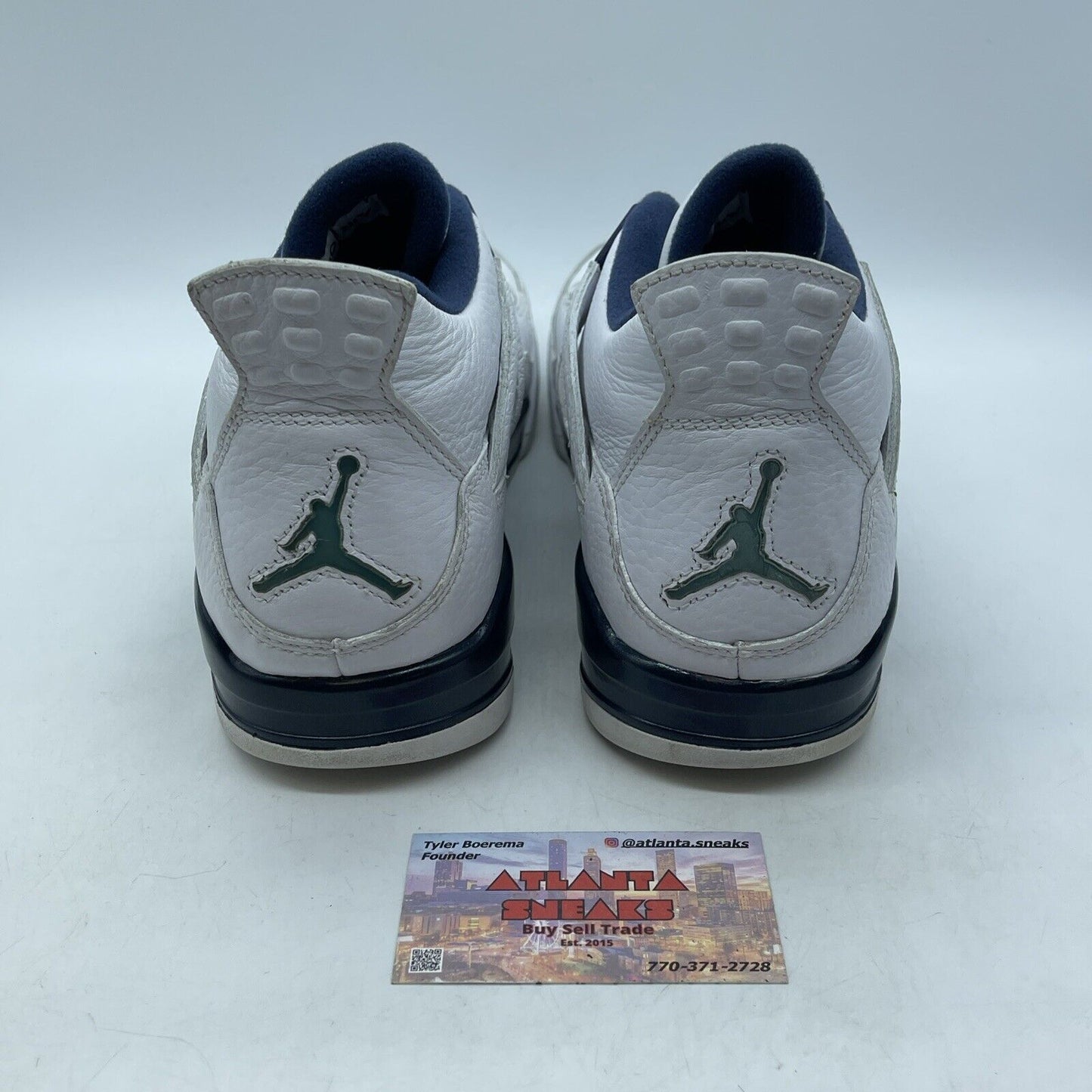 Size 11.5 - Air Jordan 4 Retro LS Columbia Blue White Leather (314254-107)