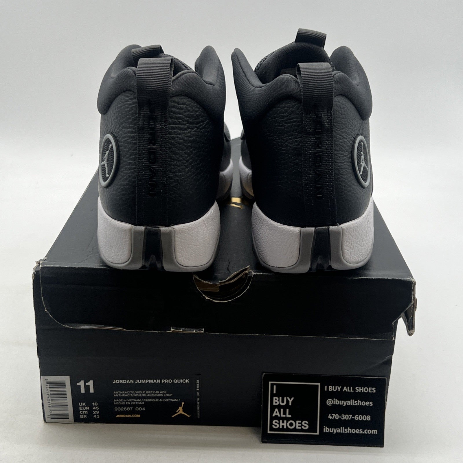 Size 11 - Jordan Jumpman Pro Quick Anthracite (932687-004)