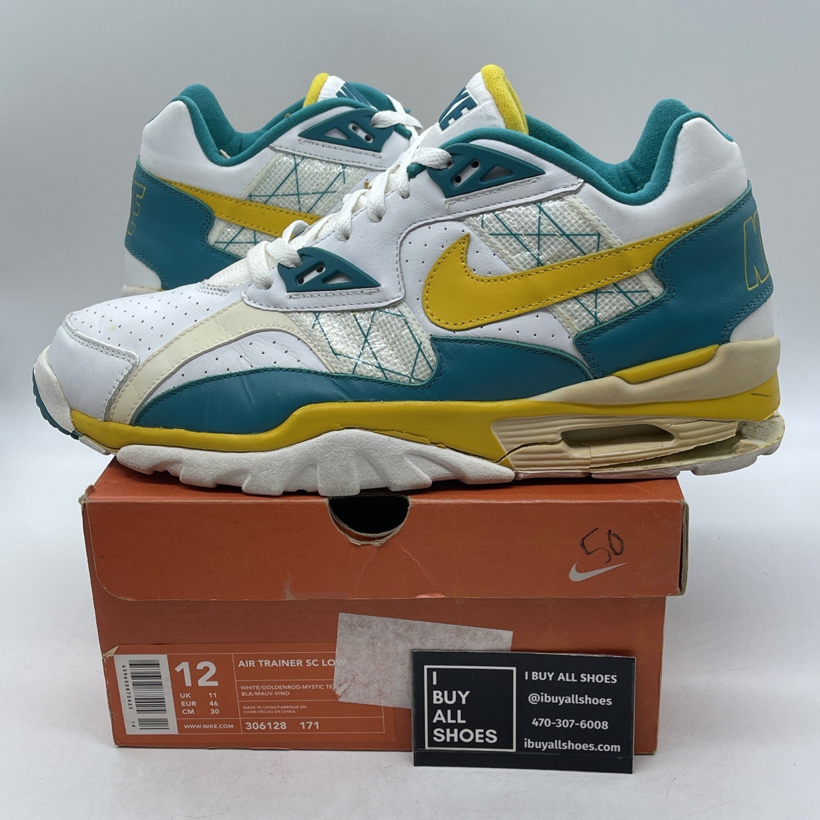 Size 12 - Nike Air Trainer Sc Low Hectic (306128-171)