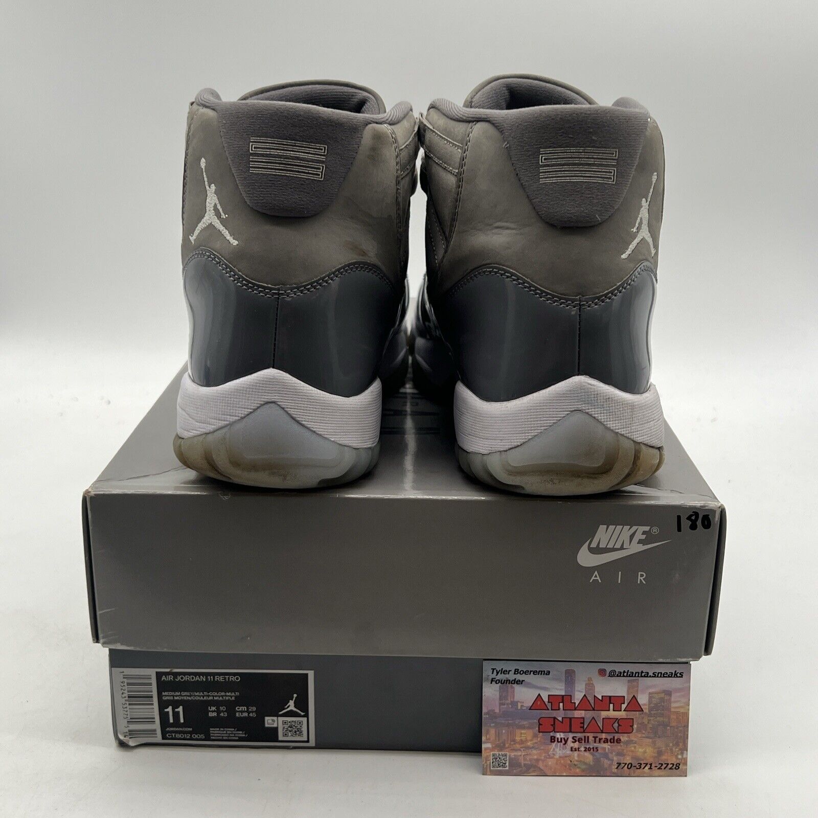 Size 11 - Jordan 11 Retro High Cool Grey (CT8012-005)