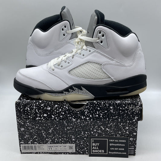 Size 11 - Air Jordan 5 Retro White Black (DD0587-110)
