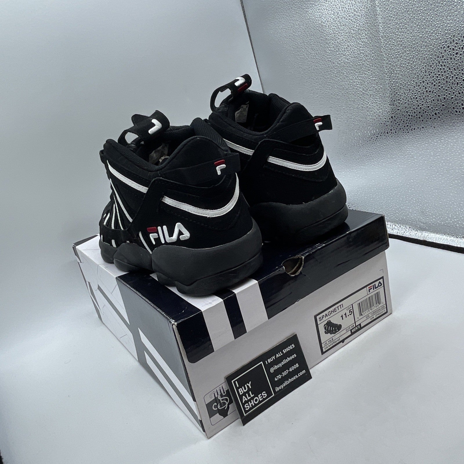 Size 11.5 - Fila Spaghetti White Stackhouse (1VB90045-008)