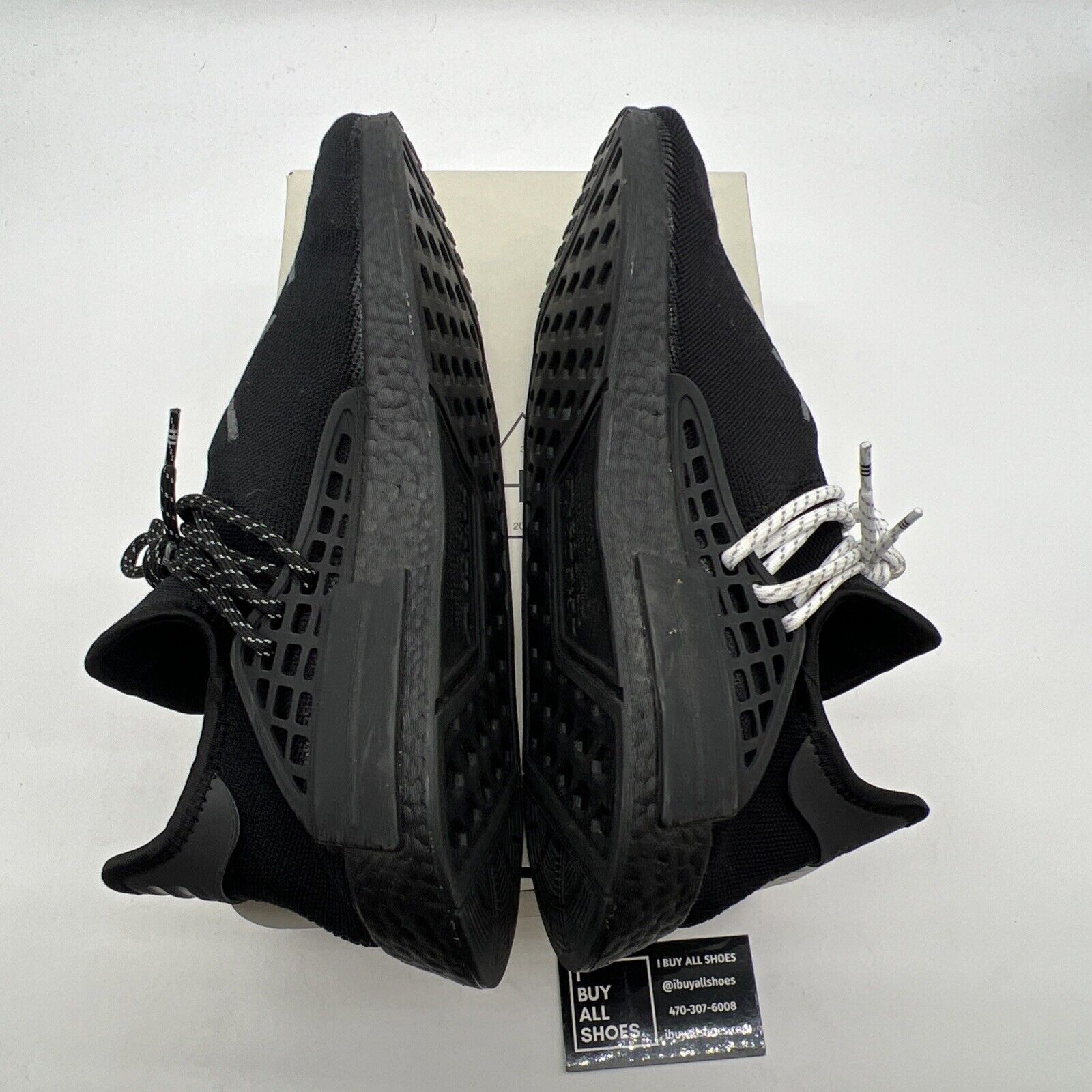 Size 11.5 - adidas Pharrell x NMD Human Race Black (GY0093)