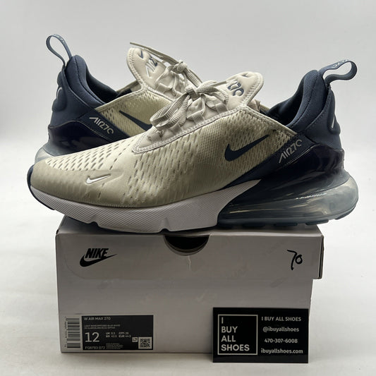 Size 12 - Nike Air Max 270 Light Bone Diffused Blue W (FQ8783-072)