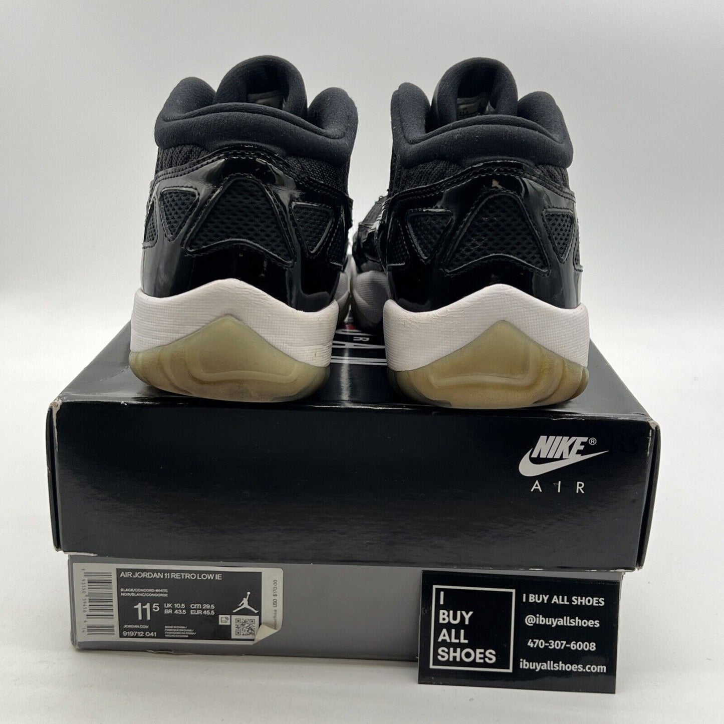 Size 11.5 - Air Jordan 11 Retro IE Low Space Jam (919712-041)