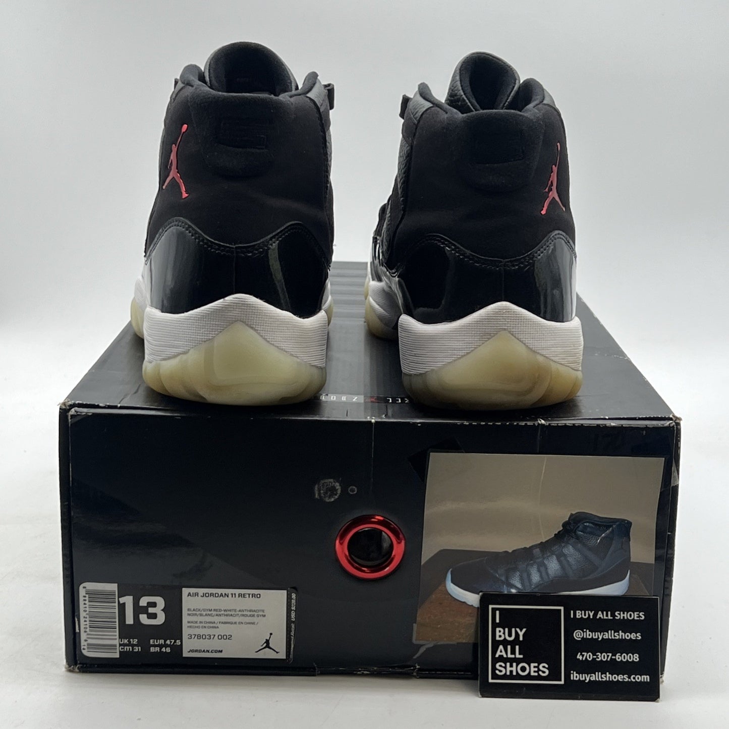 Size 13 - Air Jordan 11 Retro 72-10 2015 (378037-002)