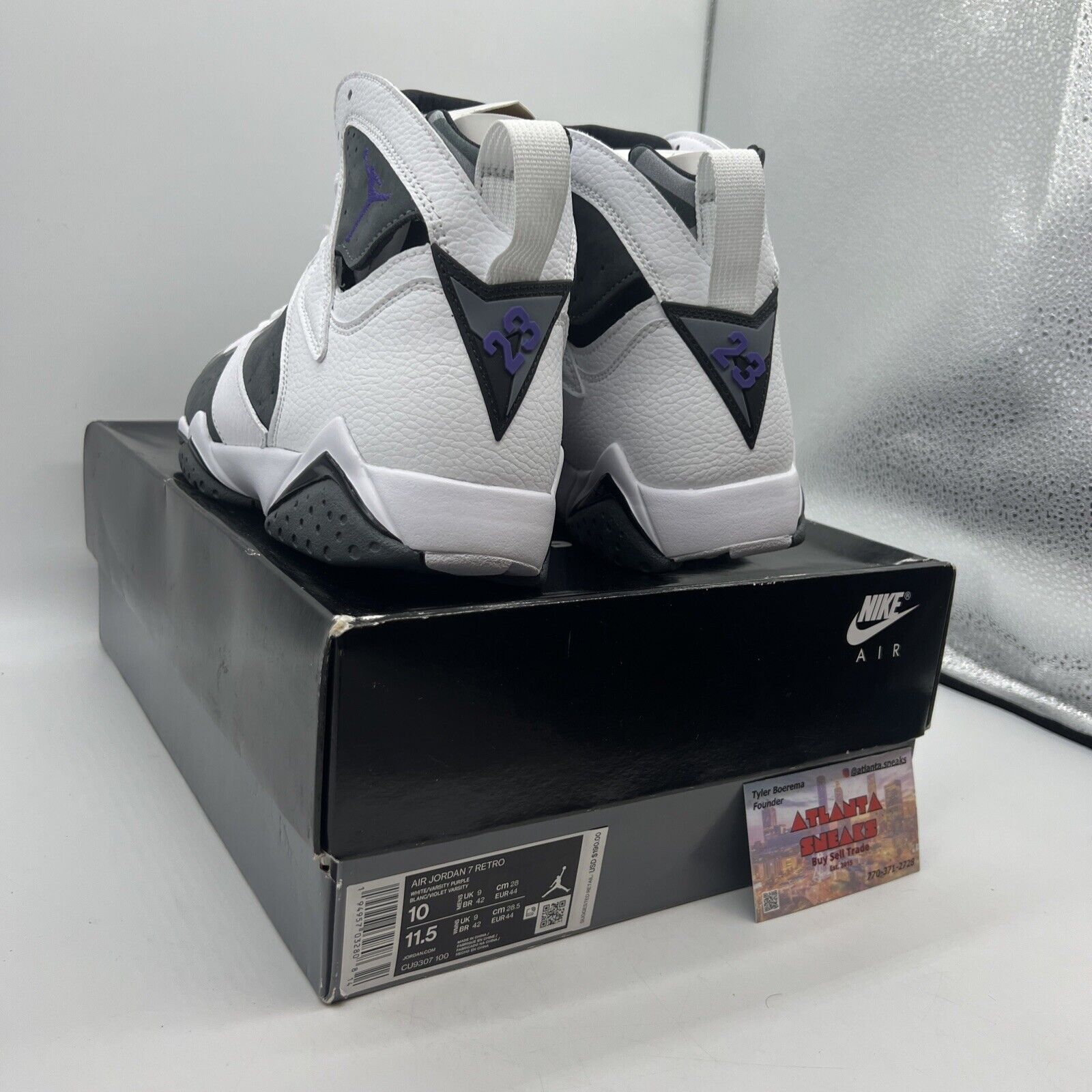 Size 10 - Jordan 7 Grey/White Brand New Og All