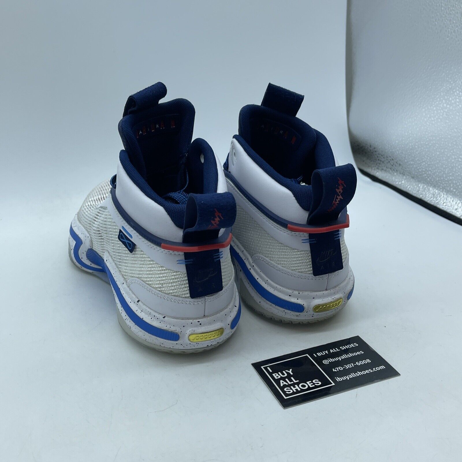 Size 8 - Jayson Tatum x Air Jordan 36 SE Team USA Blue Suede Leather -DJ4484-100