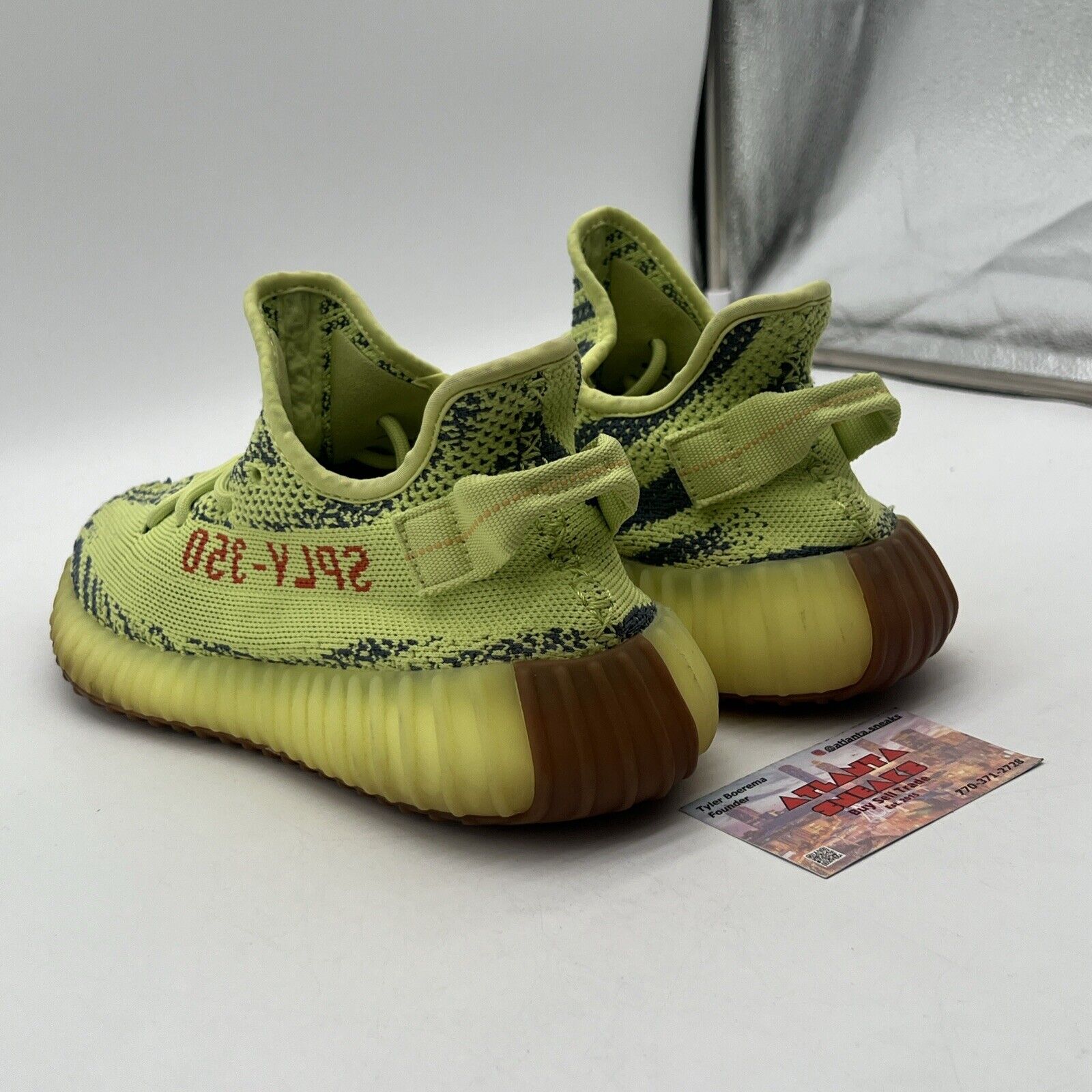 Size 8.5 - adidas Yeezy Boost 350 V2 Low Semi Frozen Yellow (B37572)