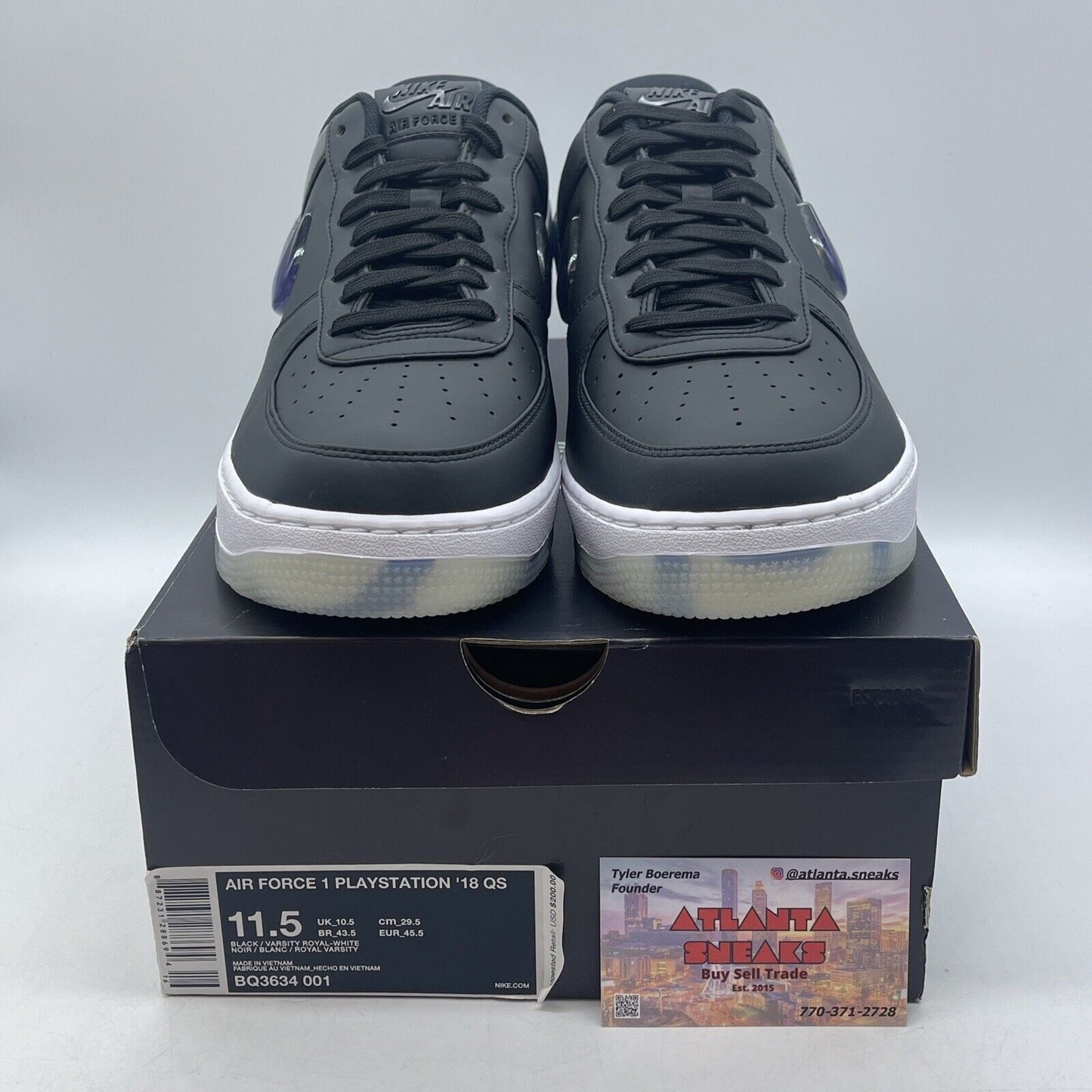 Size 11.5 - Nike Playstation x Air Force 1 '18 QS Low Playstation (BQ3634-001)