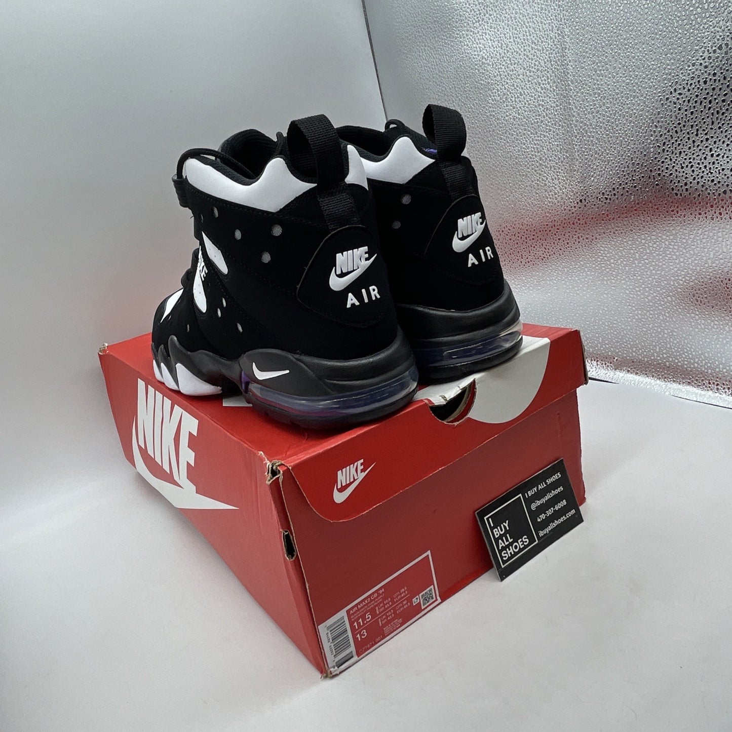 Size 11.5 - Nike Air Max 2 CB 94 Retro 2020 Black Purple (CZ7871–001)