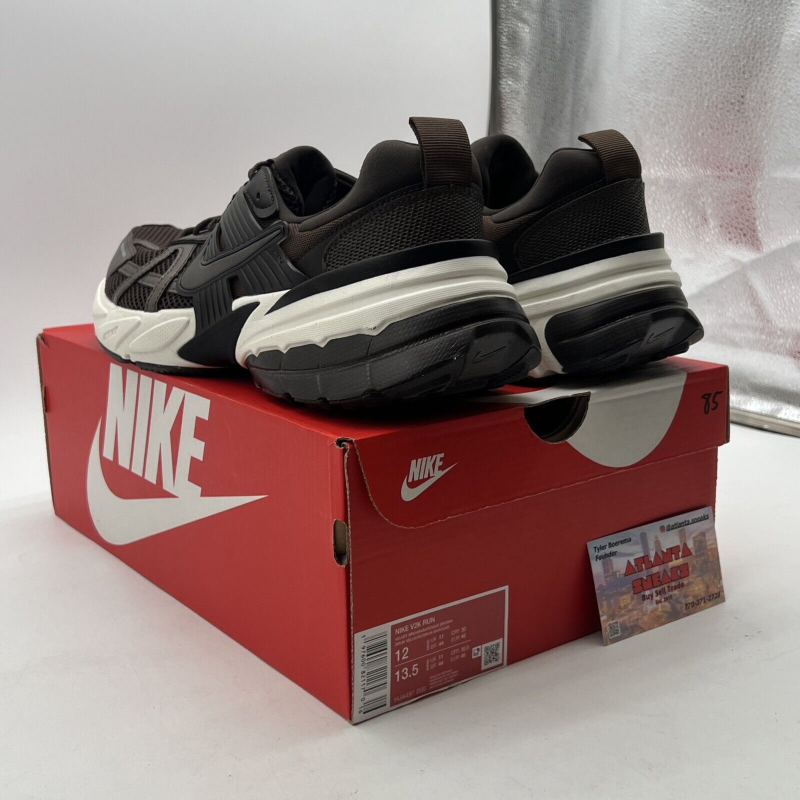 Size 12 - Nike V2K Run Velvet Brown (HJ4497-200)