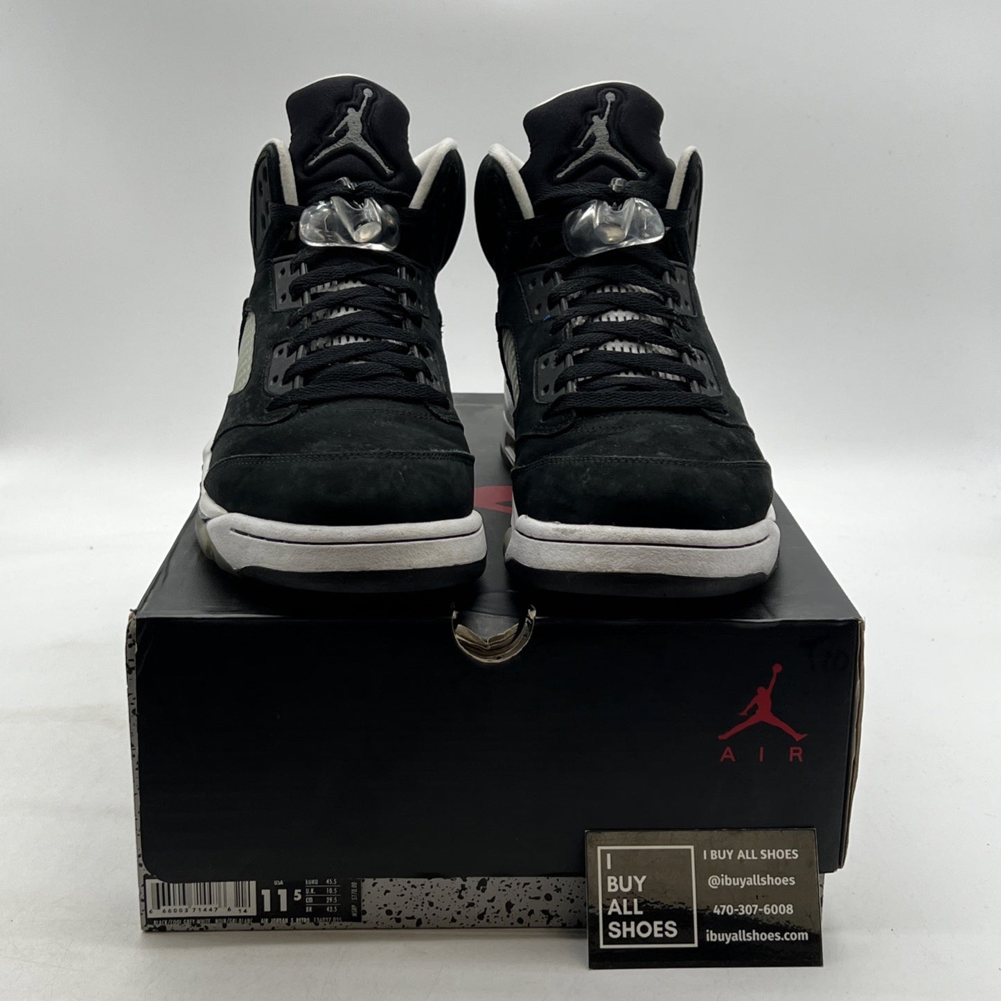 Size 11.5 - Air Jordan 5 Retro 2013 Oreo (136027-035)