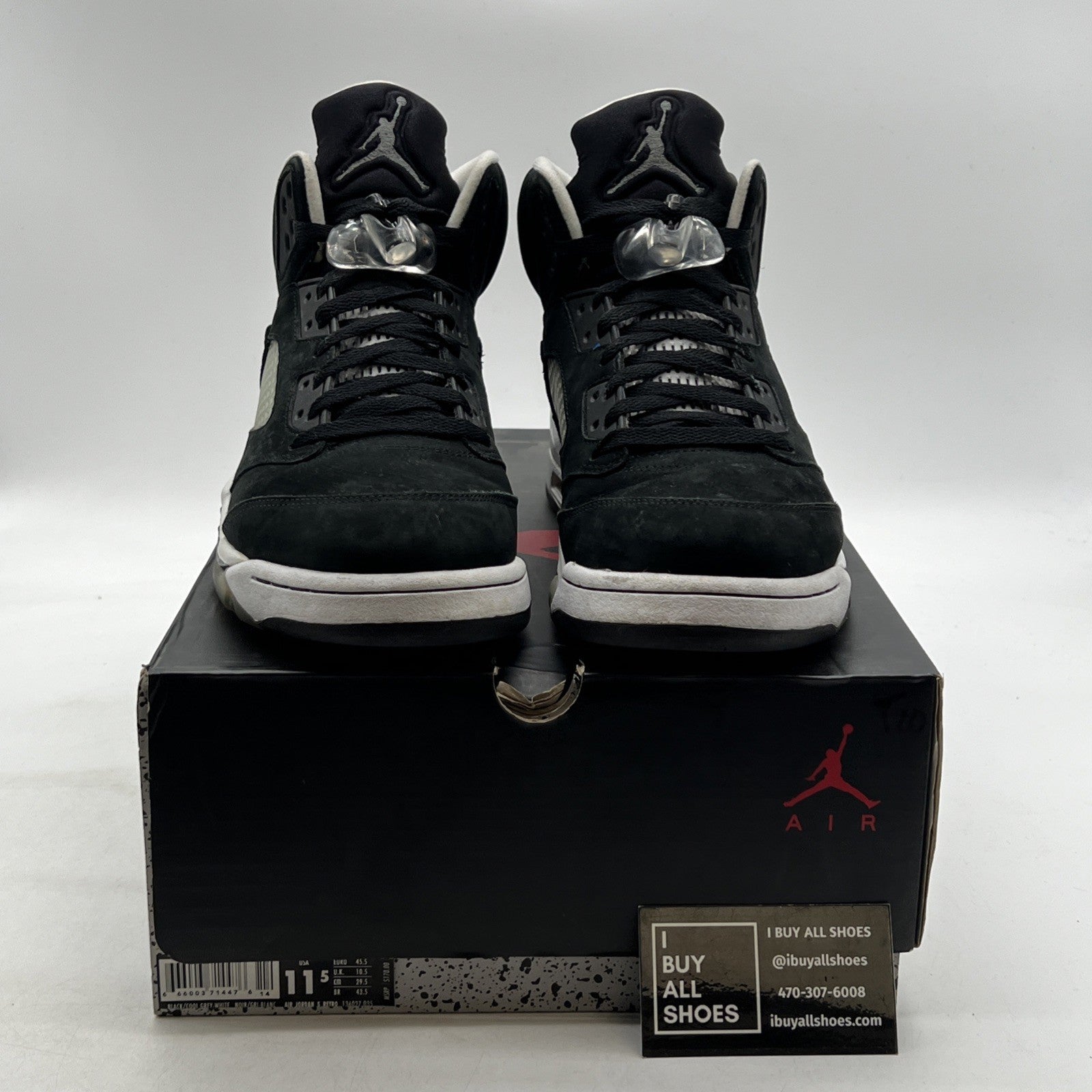 Size 11.5 - Air Jordan 5 Retro 2013 Oreo (136027-035)