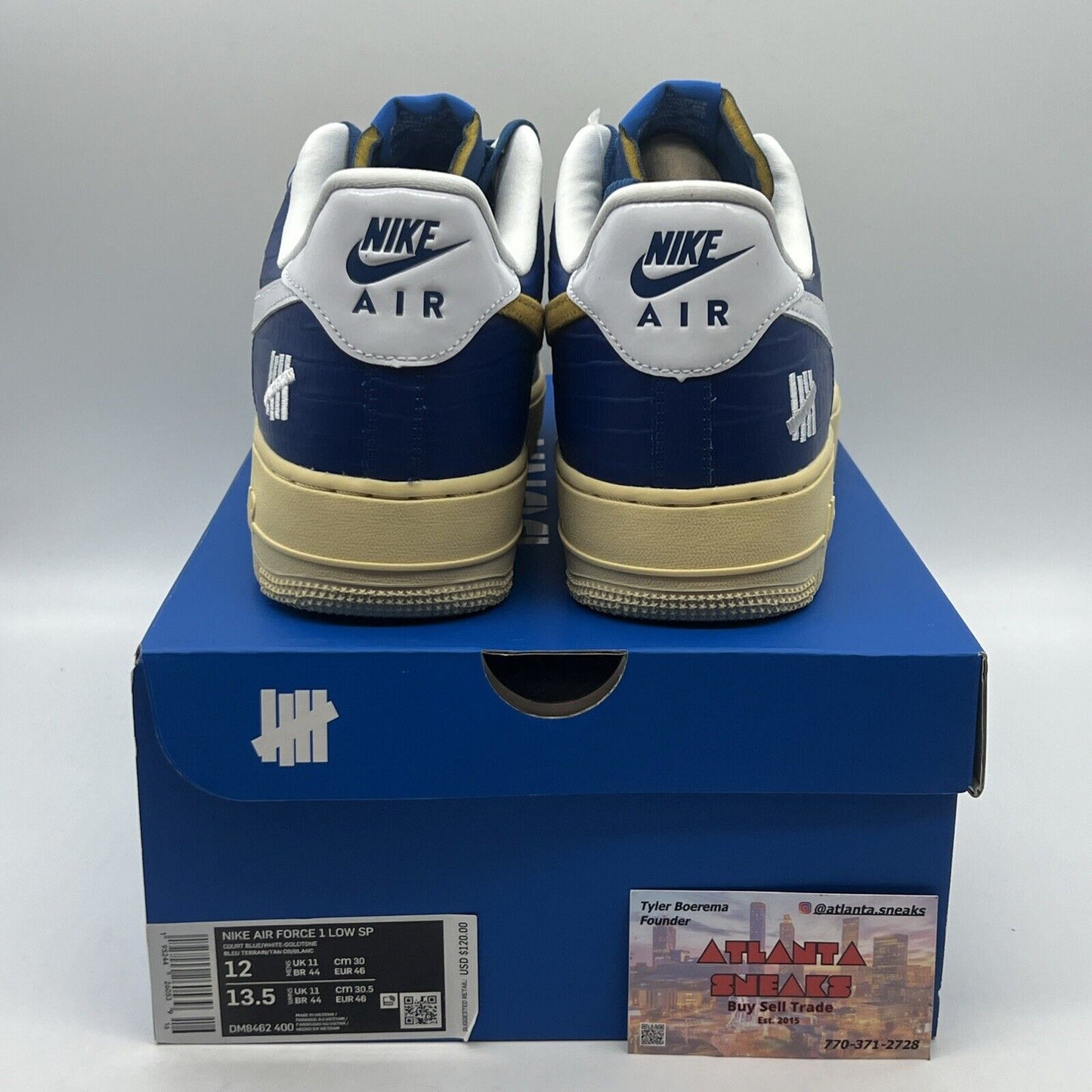 Size 12 - Nike Air Force 1 Low SP x Undefeated Dunk vs AF1 Brand New Og All