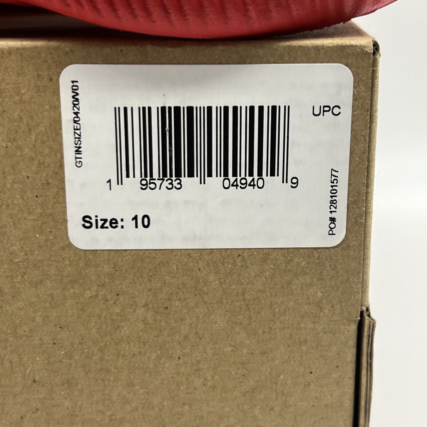 Size 10 - adidas Yeezy Foam Runner Vermillion Brand New Og All Triple Red DS