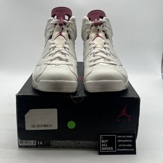 Size 14 - Air Jordan 6 Retro 2015 Maroon (384664-116)