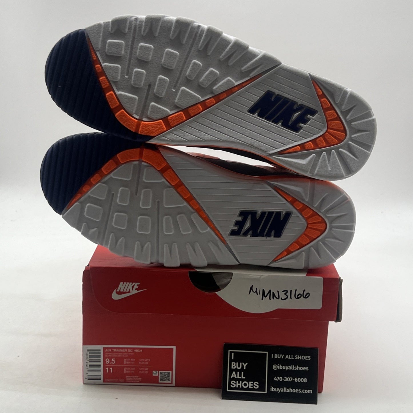 Size 9.5 - Nike Air Trainer SC High Auburn (DV2212-100)