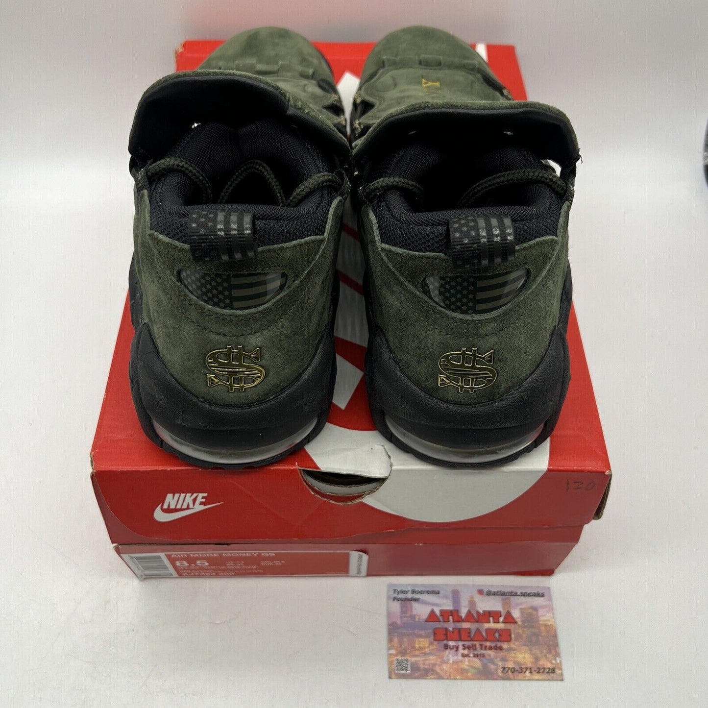 Size 8.5 - Nike Air More Money US Dollar (AJ7383-300)