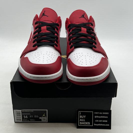 Size 14 - Air Jordan 1 Low Reverse Black Toe (553558-163)