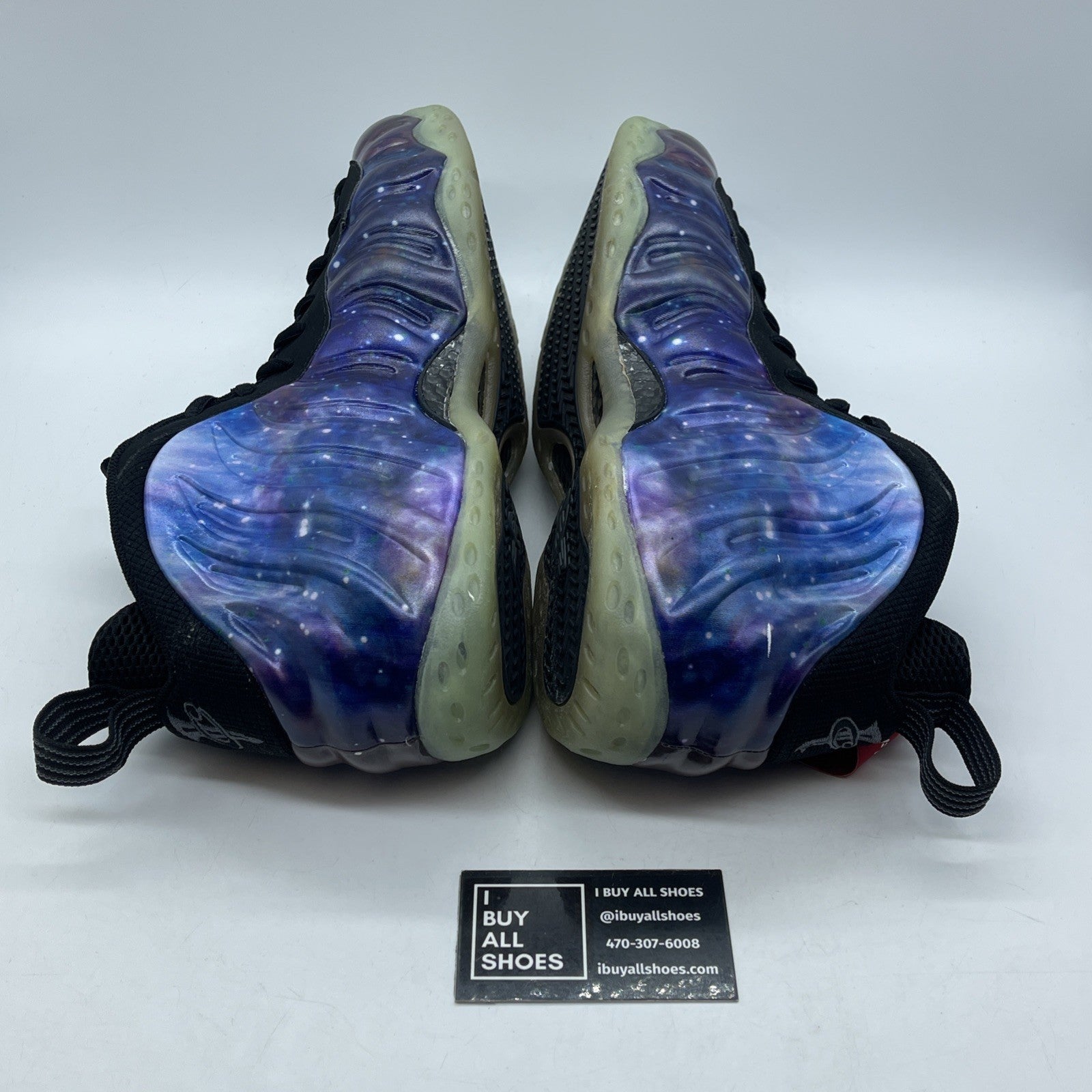 Size 13 - Nike Air Foamposite One NRG 2012 Galaxy Black Blue (521286-800)